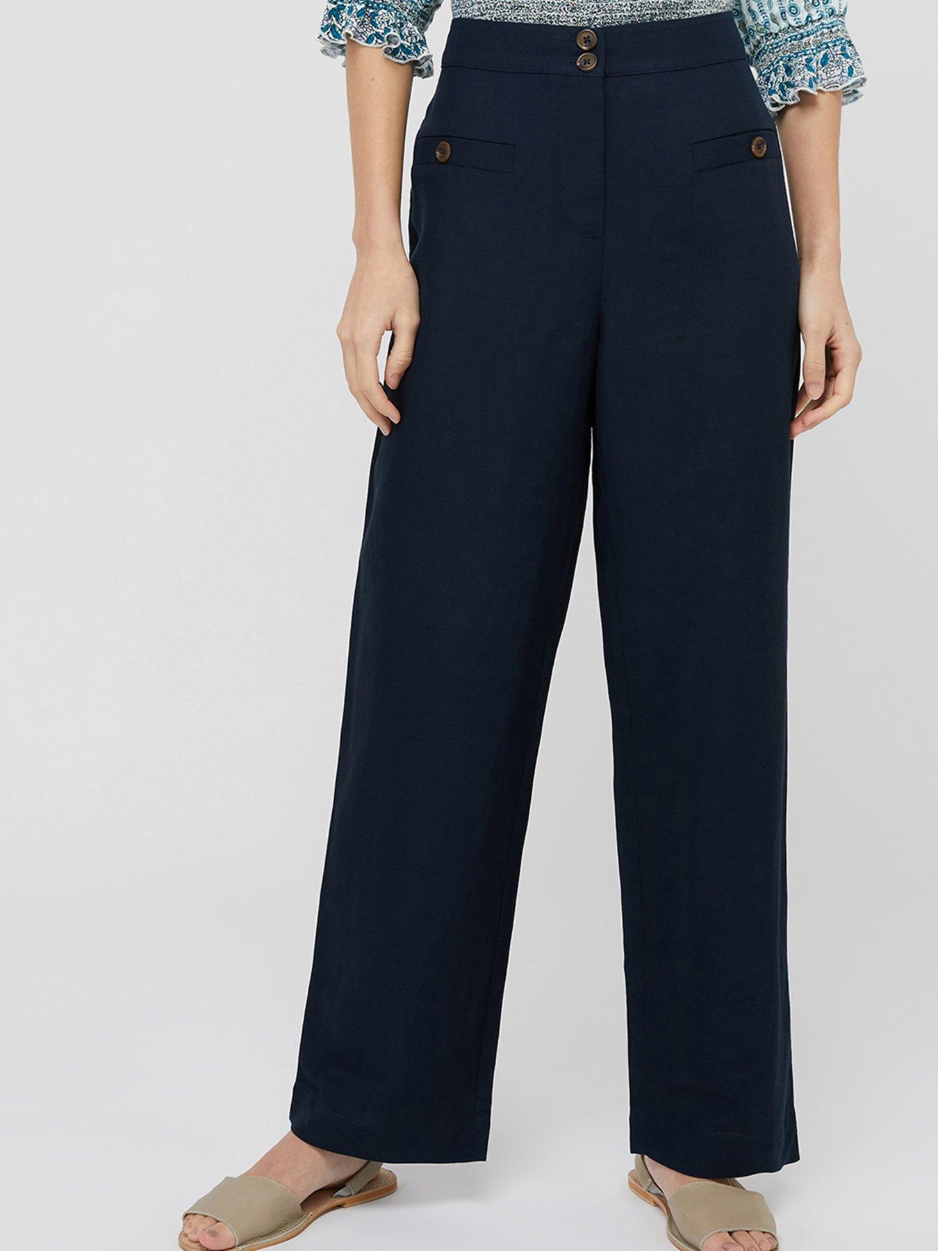 Monsoon Charlotte Regular Length Linen Trousers review