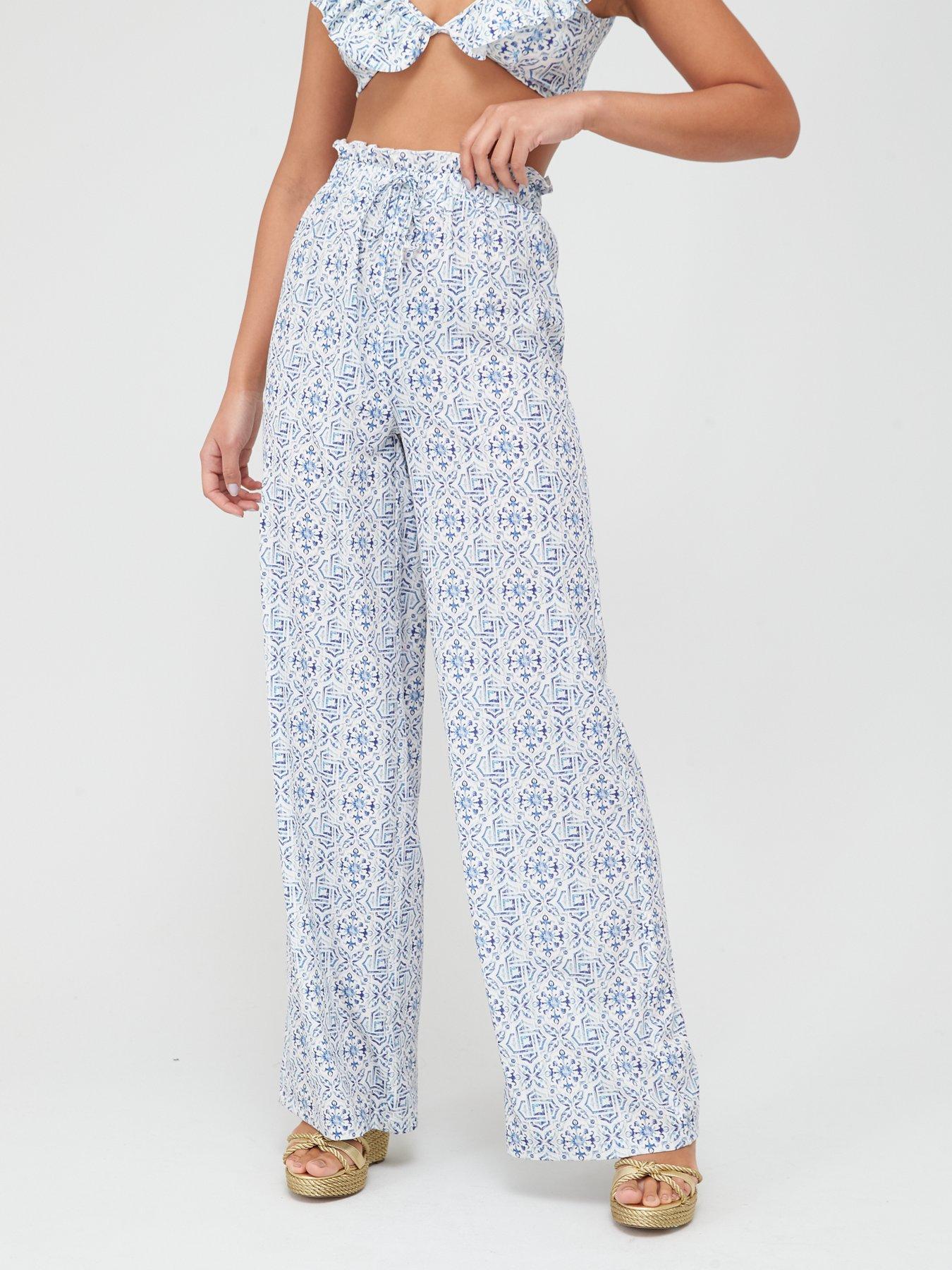 In The Style In The Style X Billie Faiers Tile Print Paperbag Trousers review