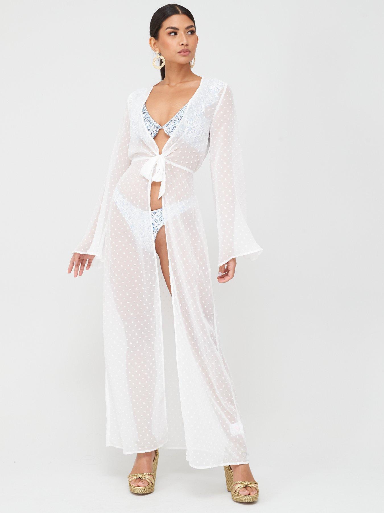 In The Style In The Style X Billie Faiers Dobby Mesh Twist Front Beach Cover Up review