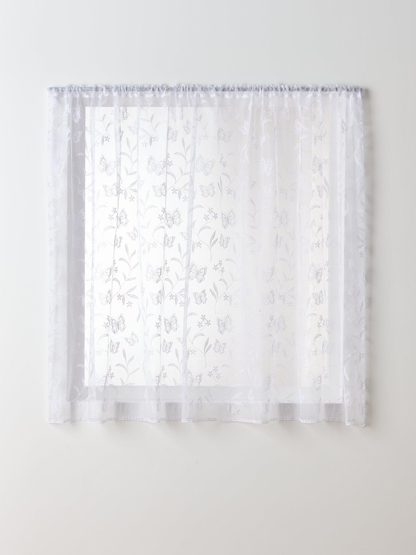 Butterfly Brise Net Curtaining (available by the metre) | very.co.uk