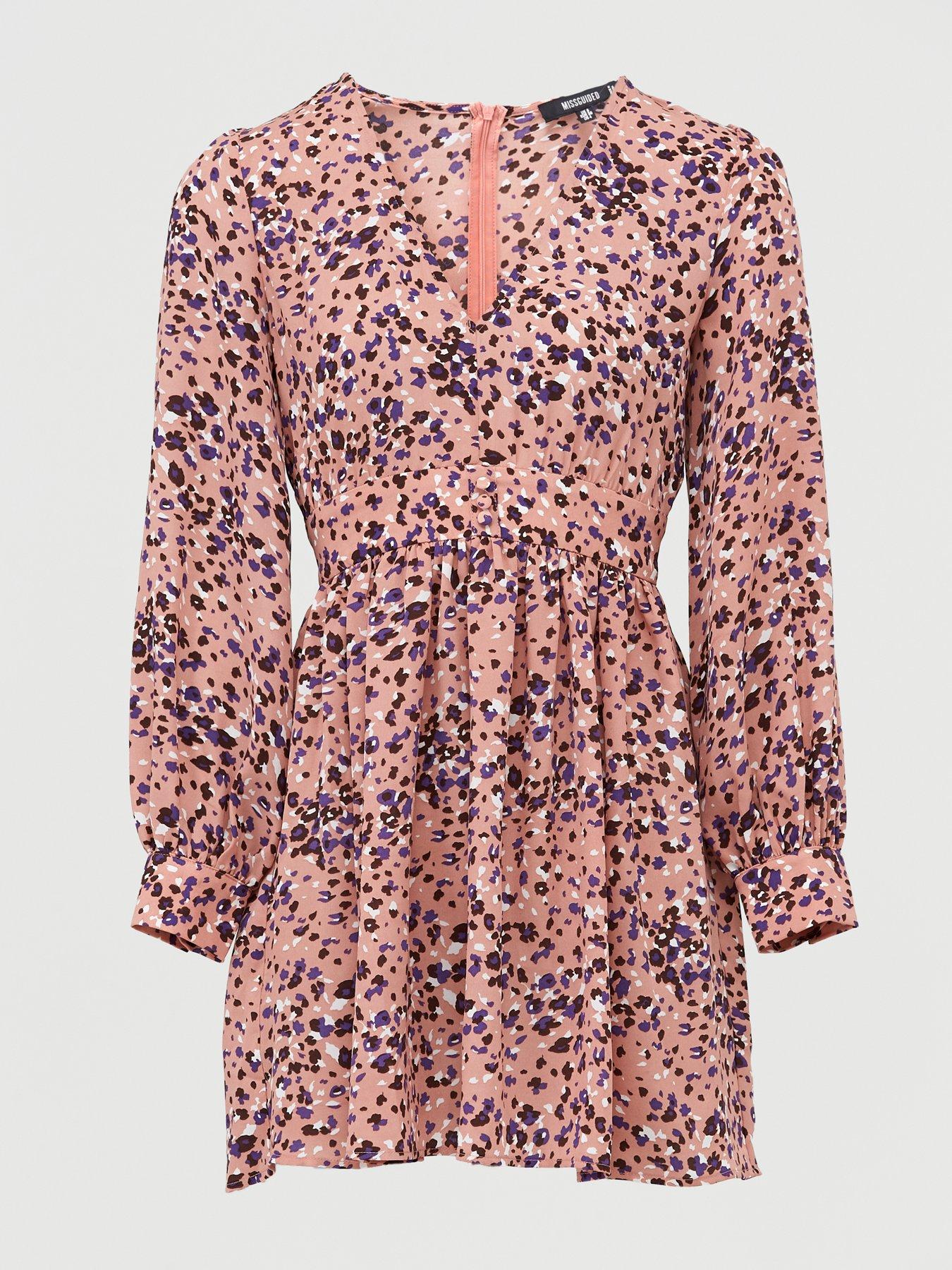 missguided leopard print dress