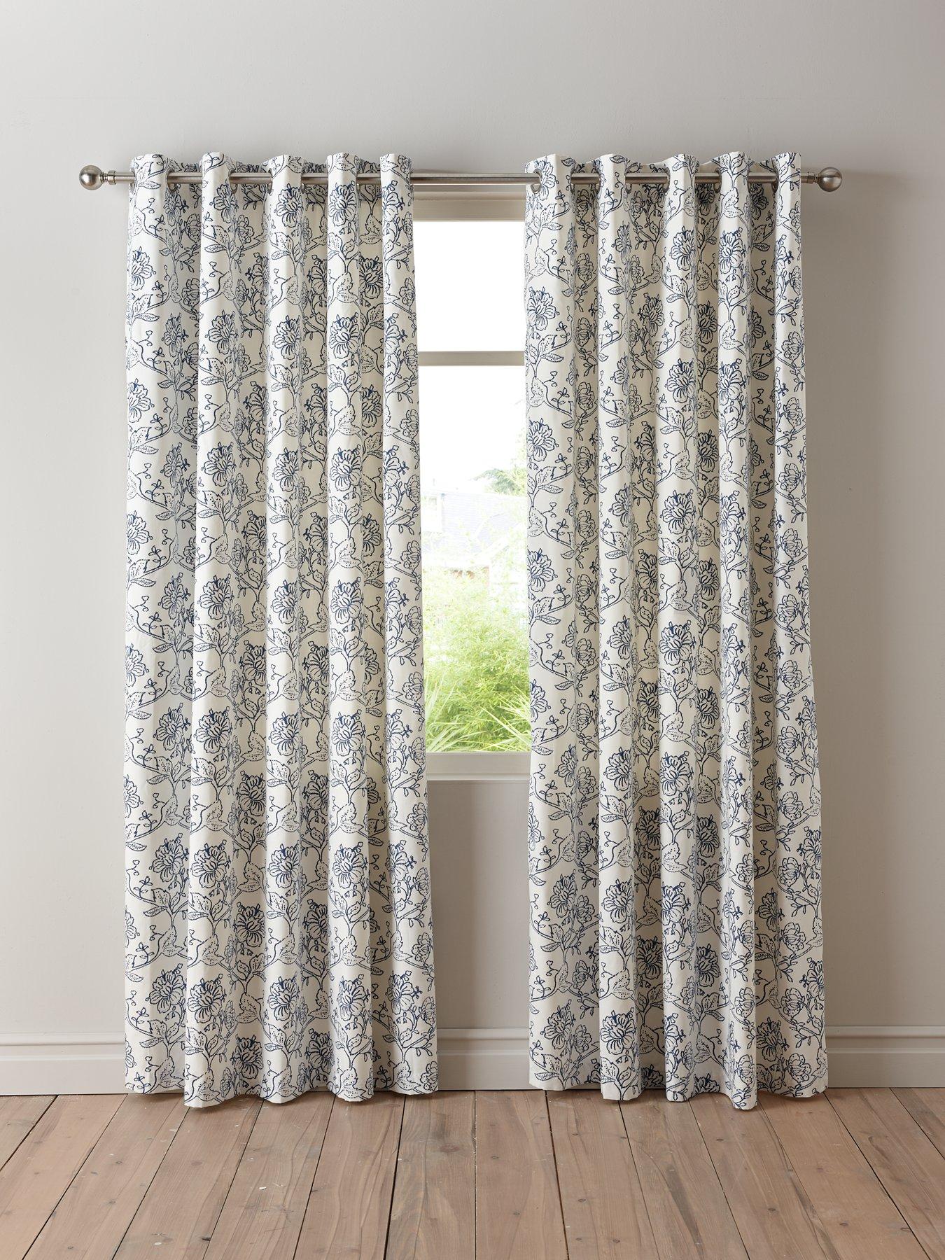 Chloe Lined Eyelet Curtains | very.co.uk