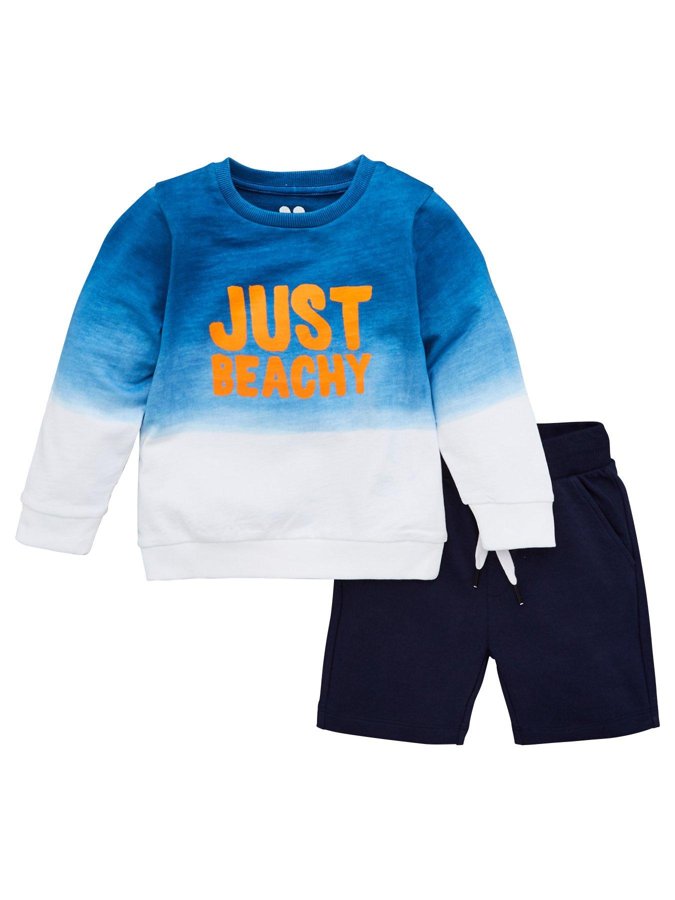 boys sweatshirt shorts