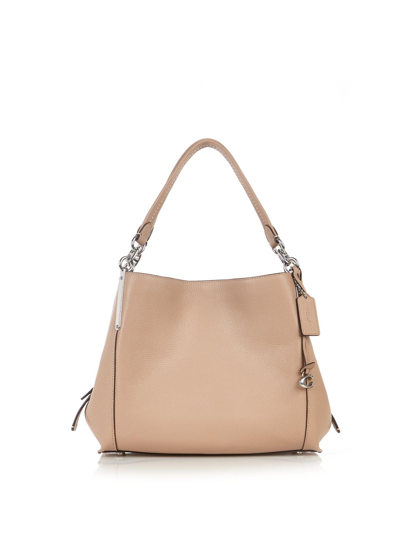 coach pebble leather shoulder bag