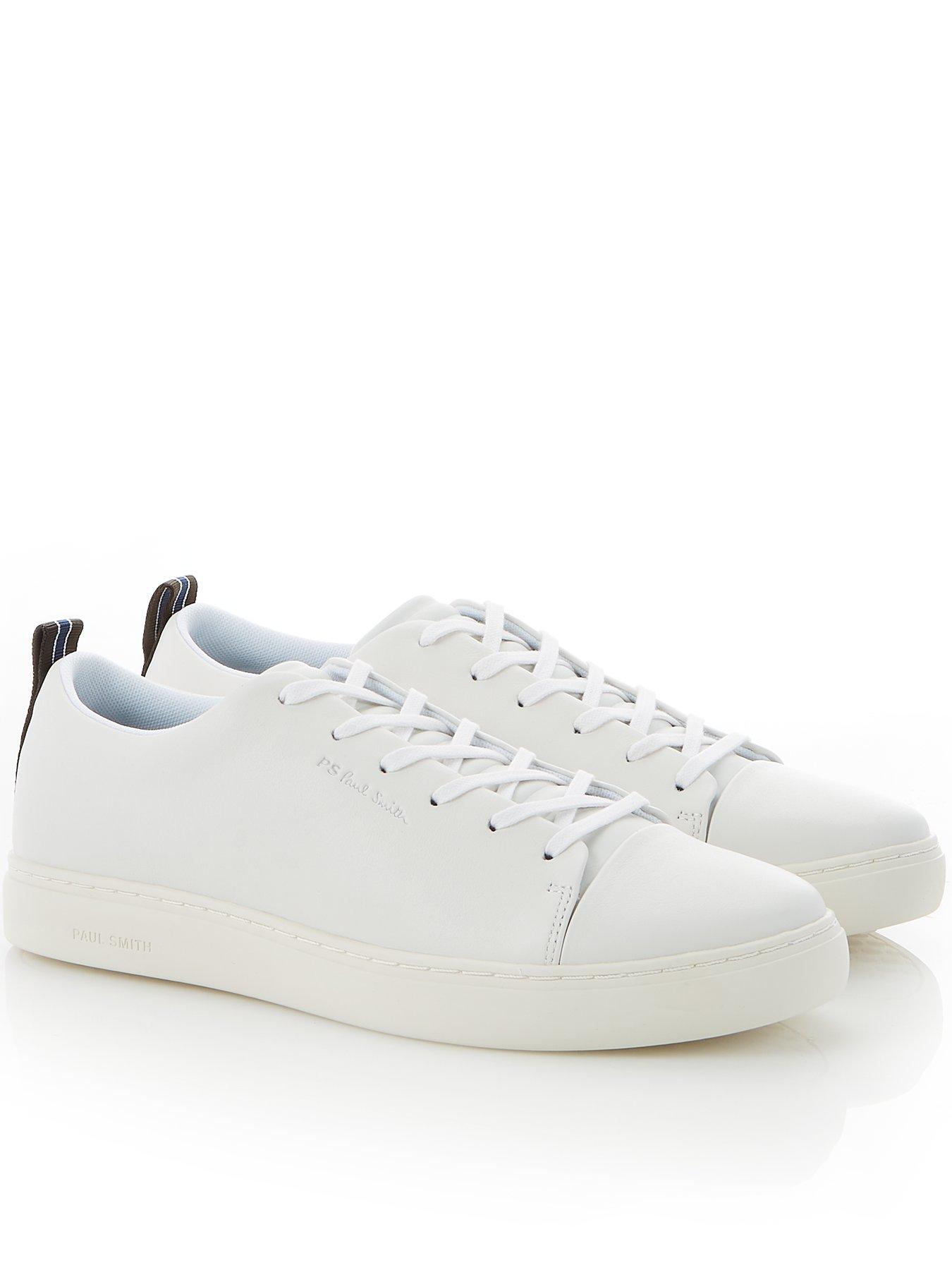 paul smith white leather trainers