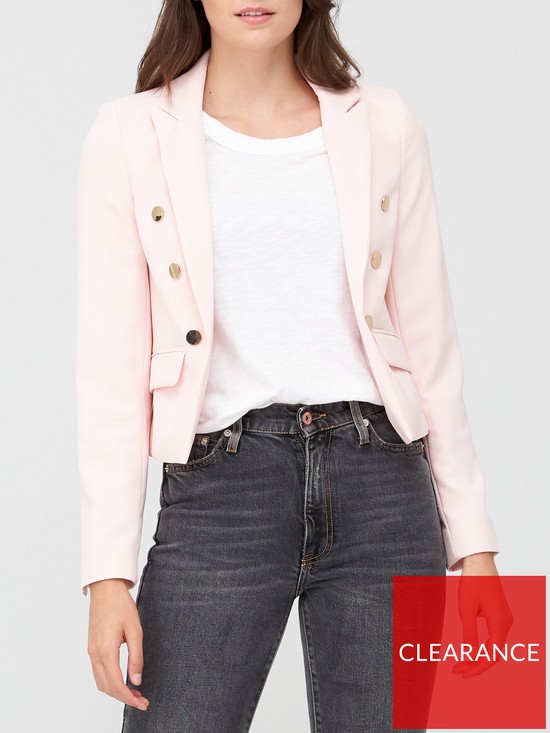 front image of v-by-very-military-blazer-blush