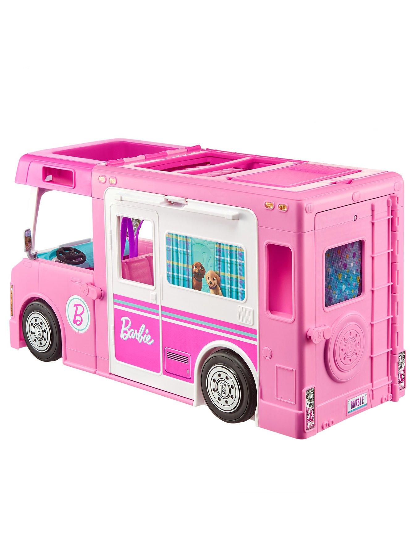 barbie dream camper sticker placement