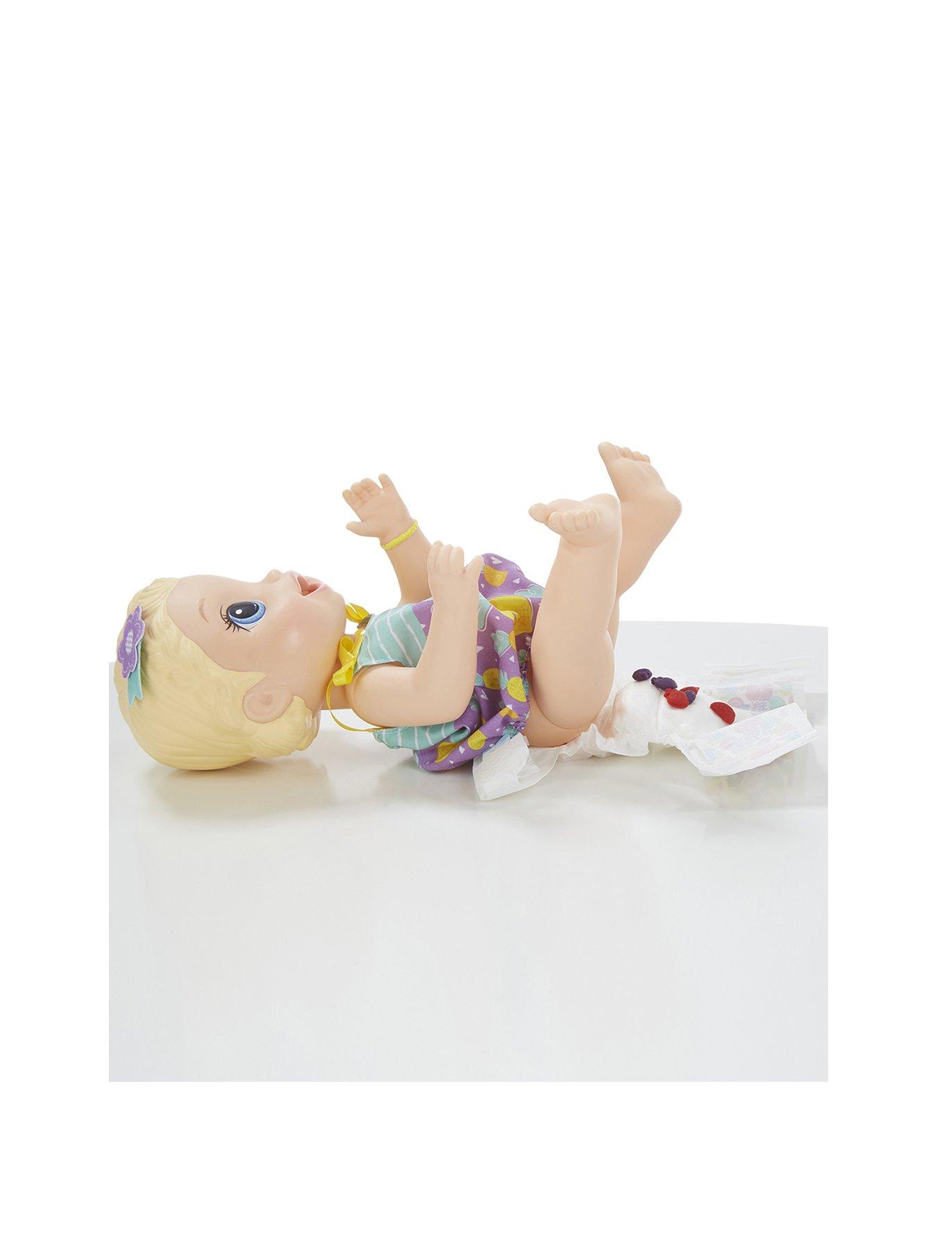 baby alive snackin lily blonde doll