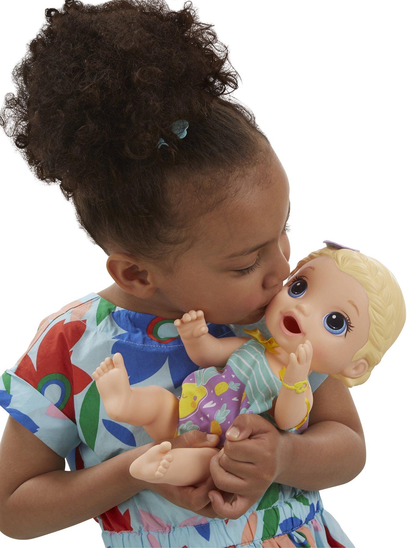 baby alive snackin lily blonde doll