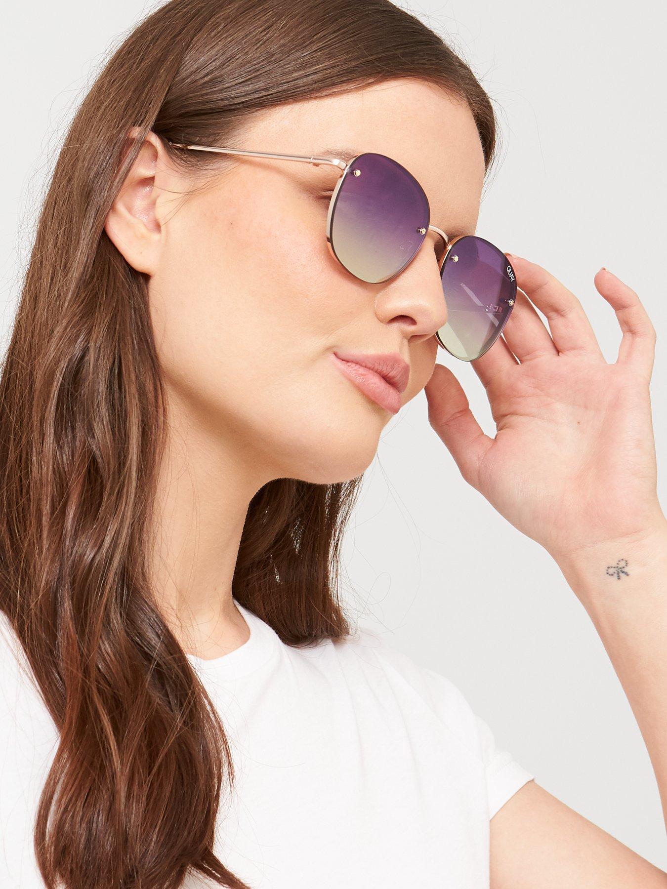 Quay Australia Quay X Chrissy Jezabell Rimless Round Sunglasses review