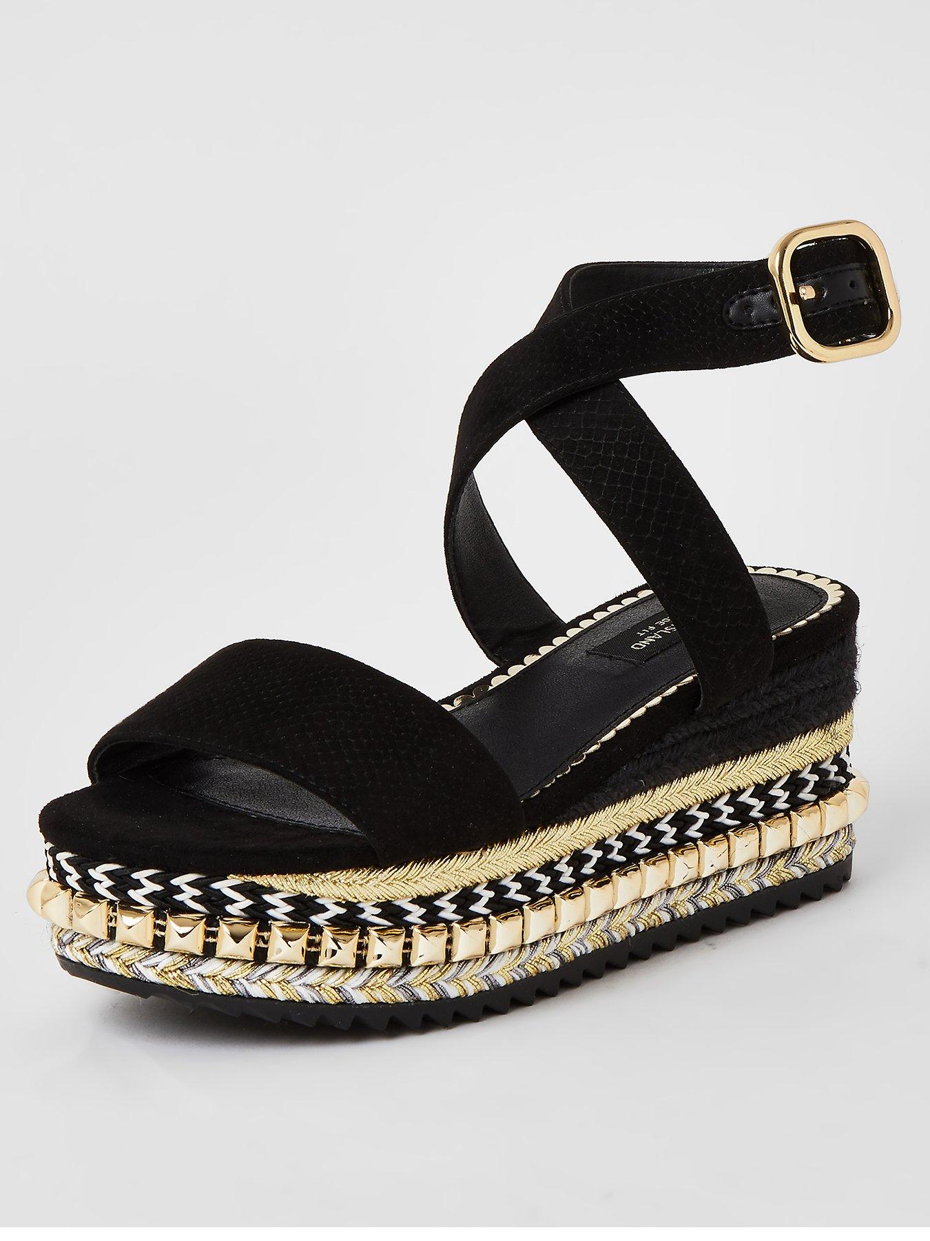 flatform sandals wide fit