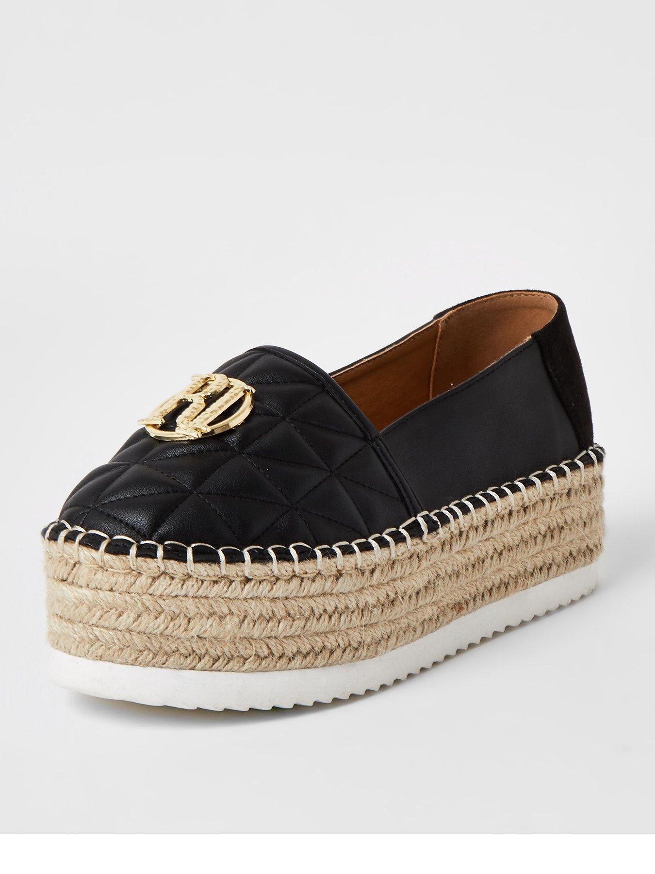 River Island Chunky Espadrille Slip On 