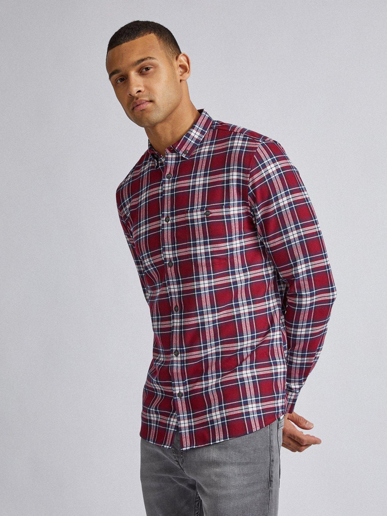 Burton Menswear London Baldwin Check Long Sleeve Shirt review