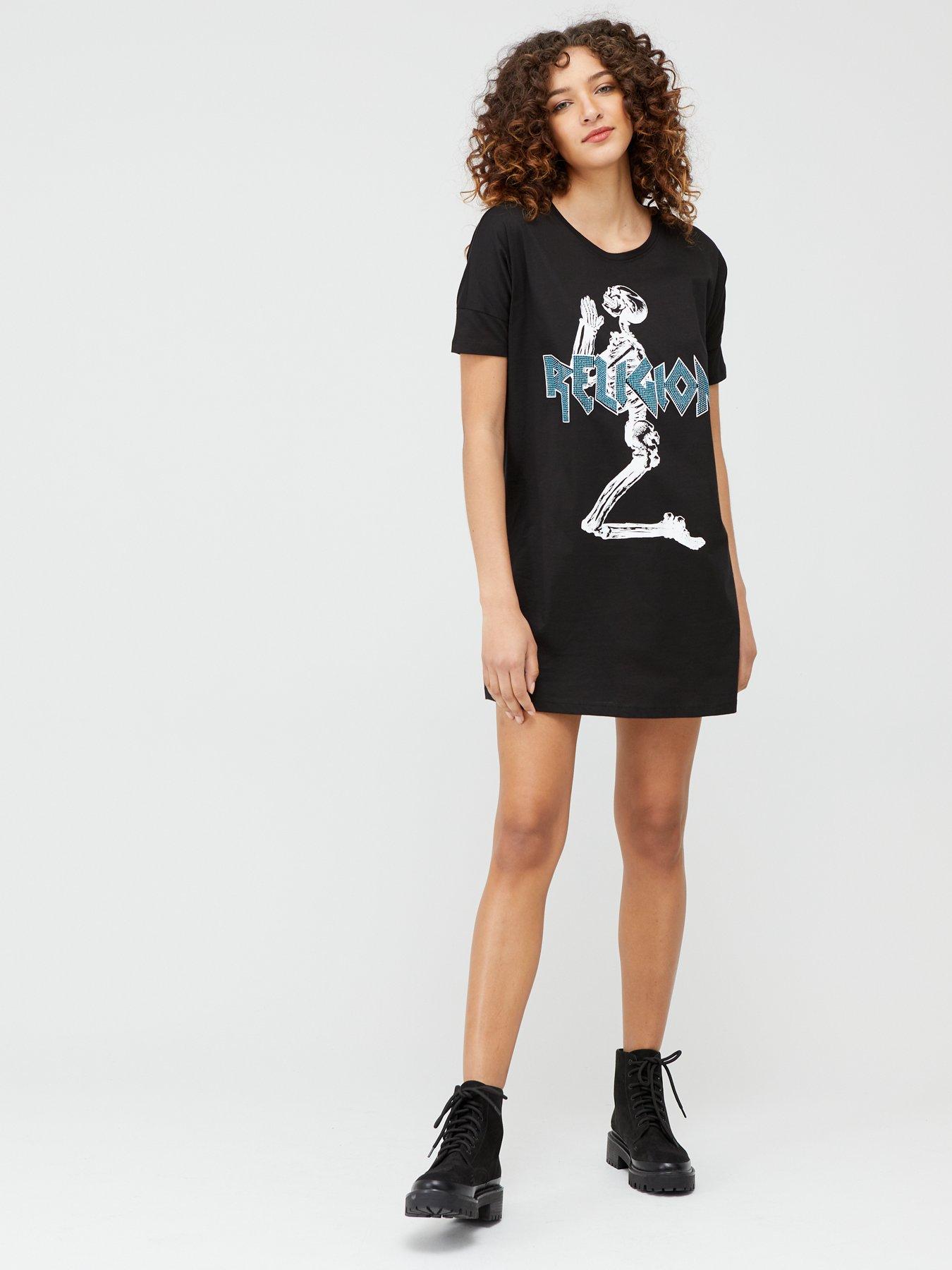 religion t shirt dress