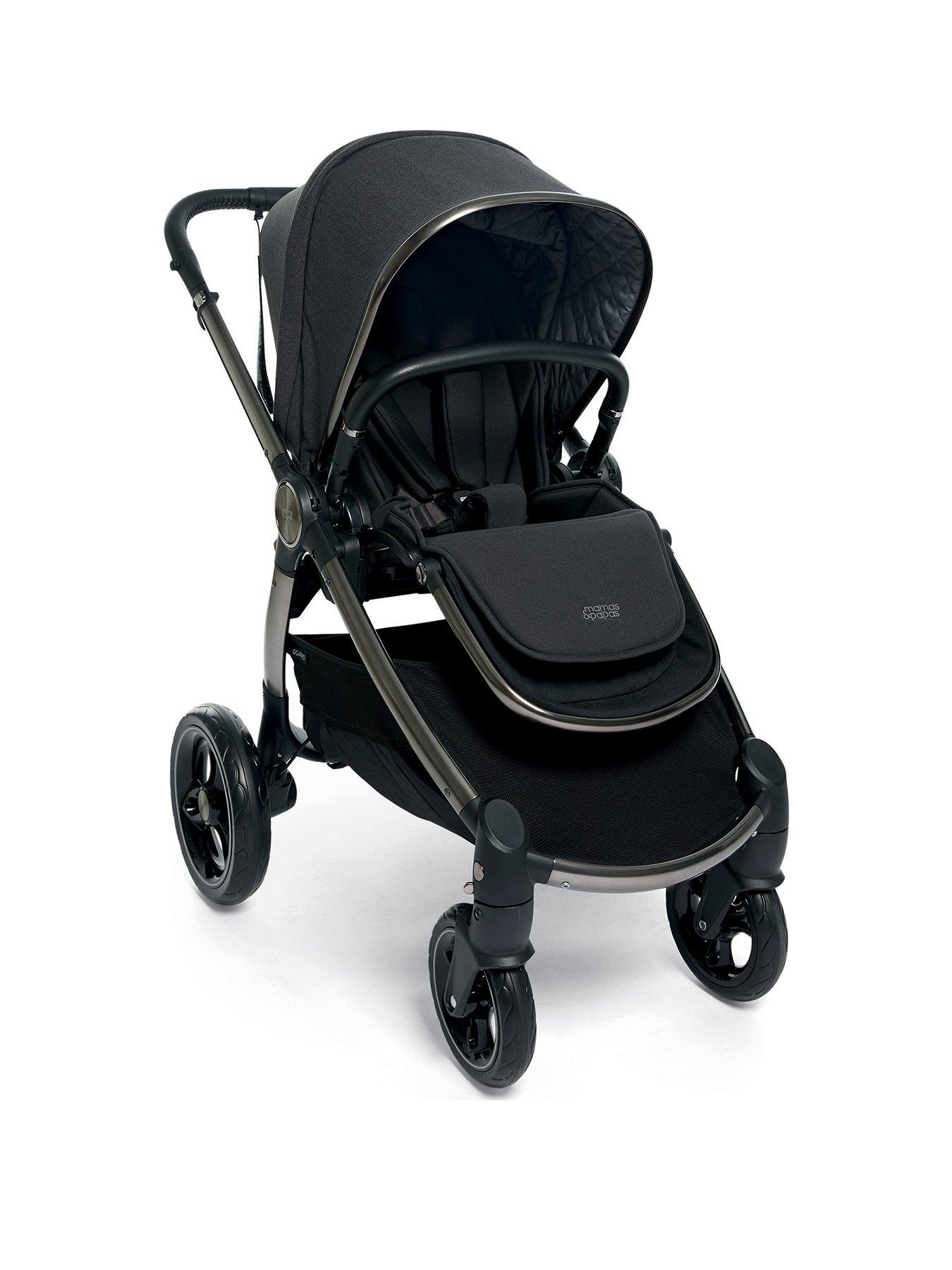 all black pushchair