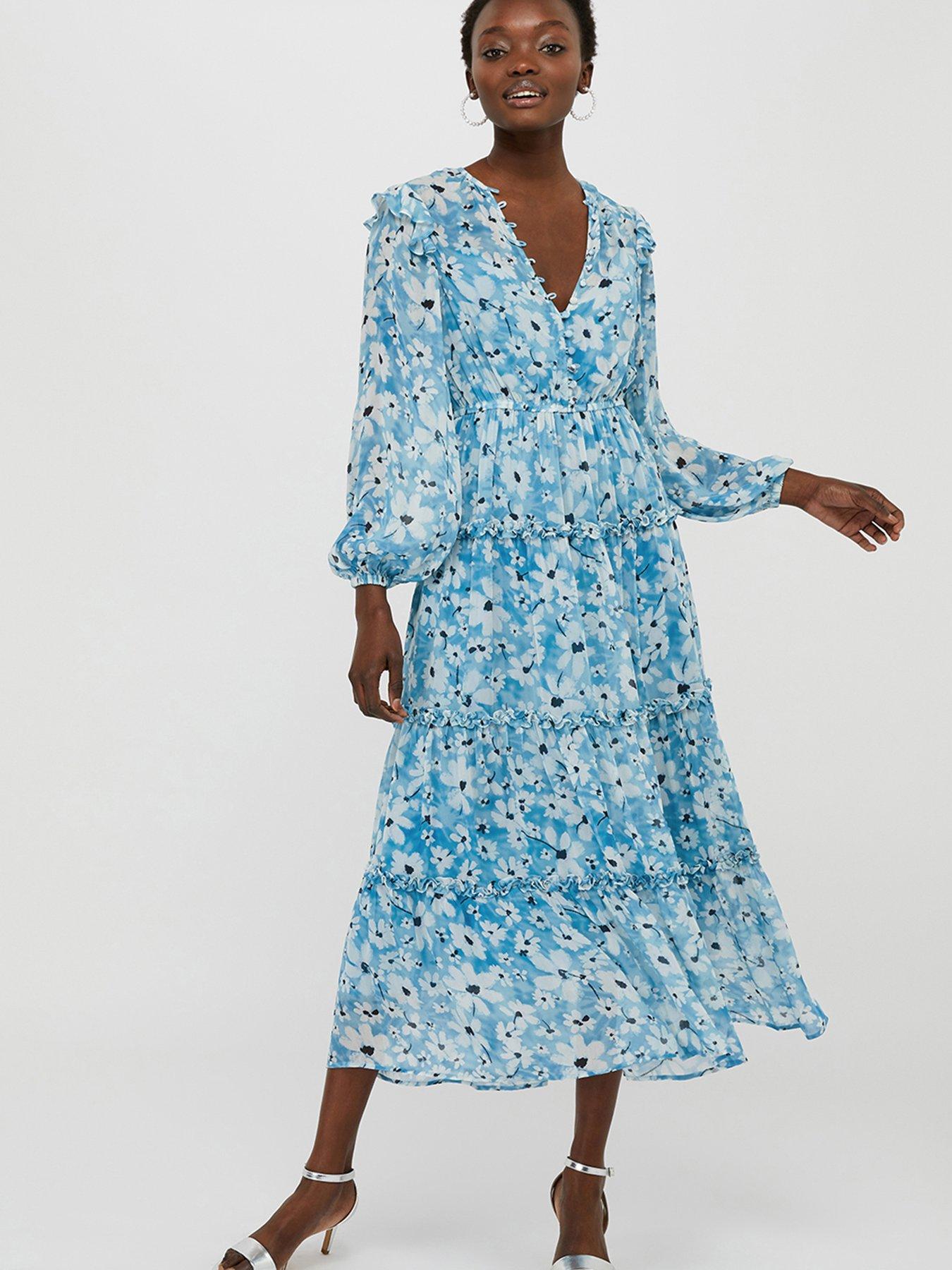 monsoon navy floral dress