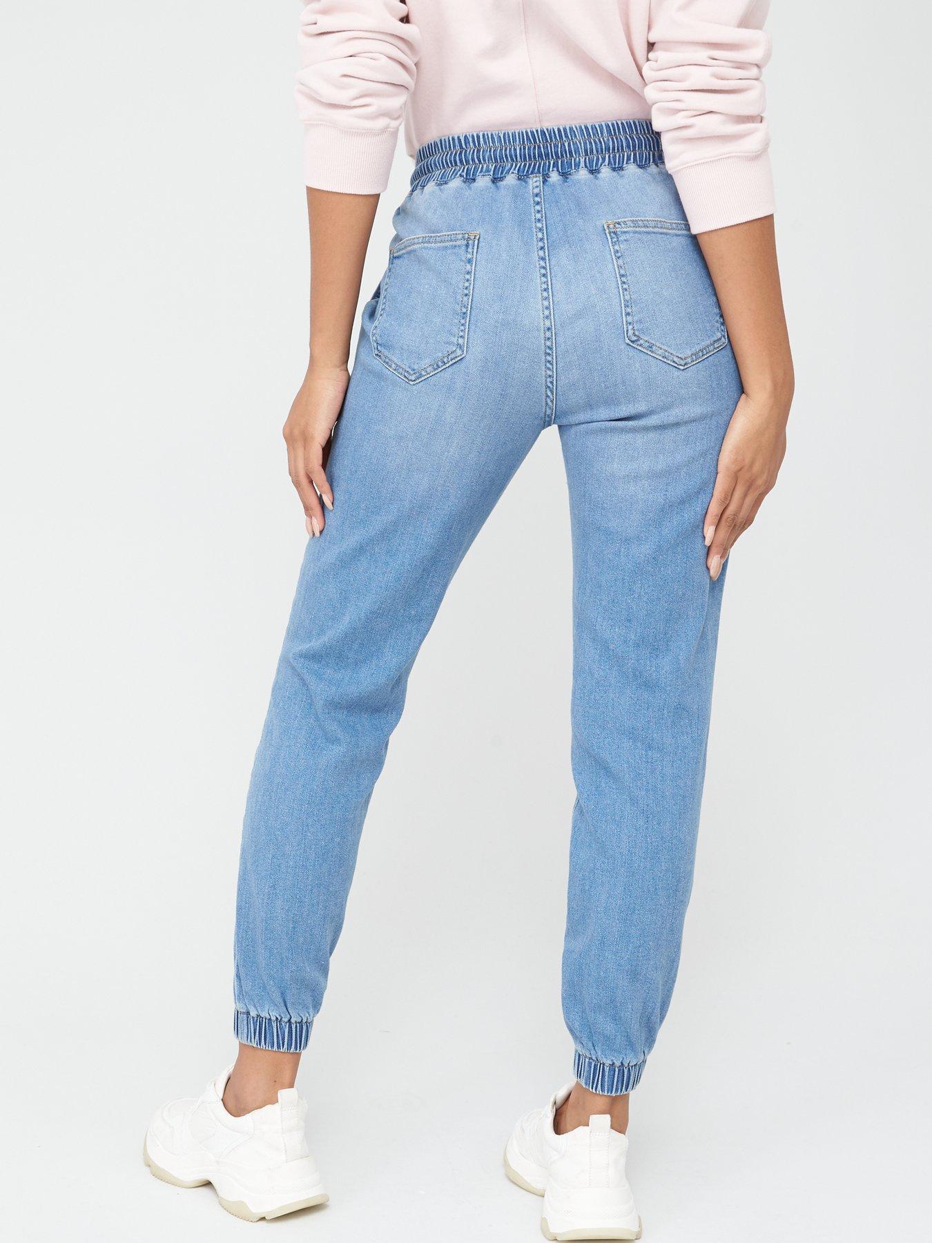 denim joggers women's uk
