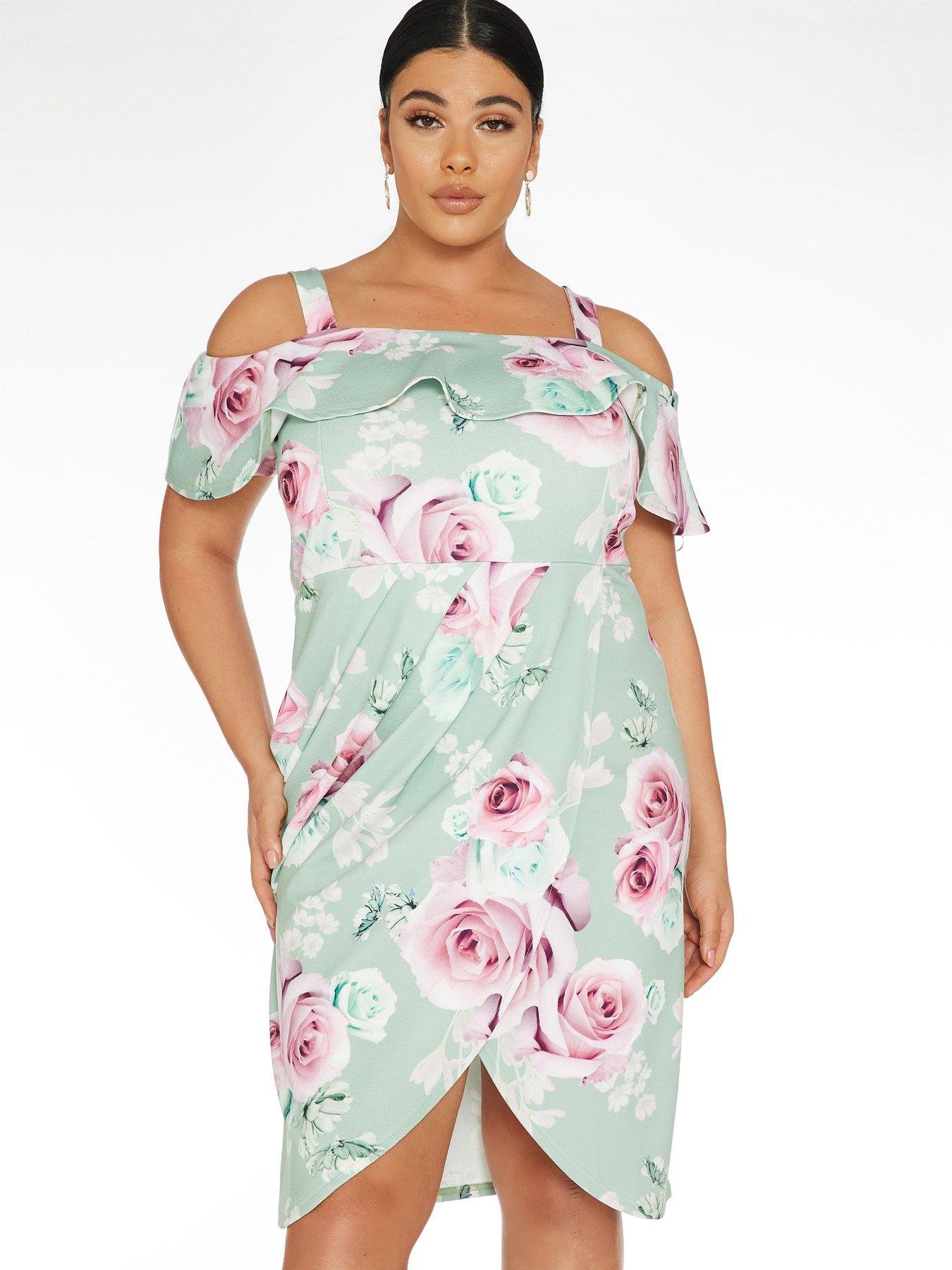 quiz curve bardot dress