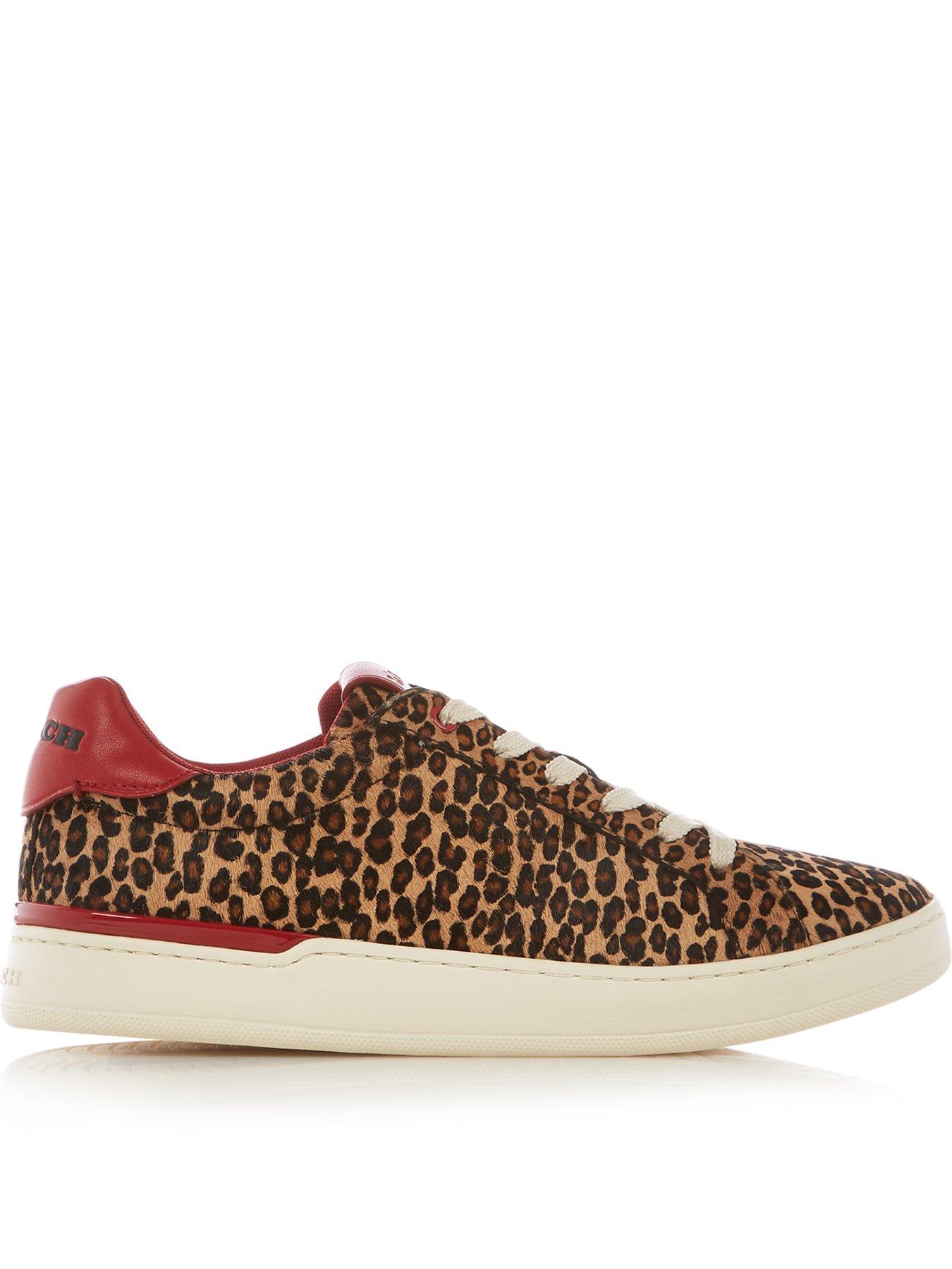 next leopard print trainers