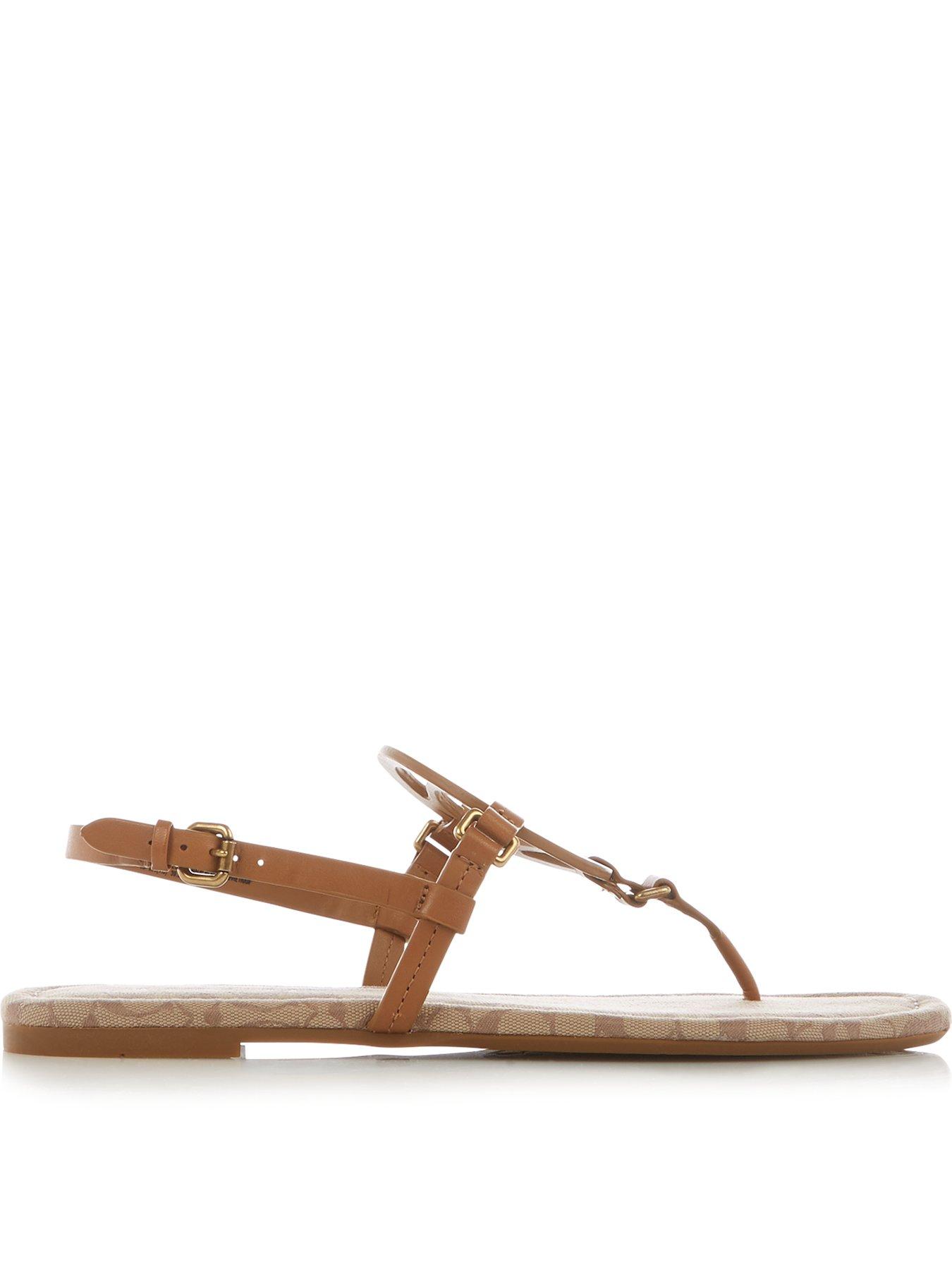 coach signature sandals