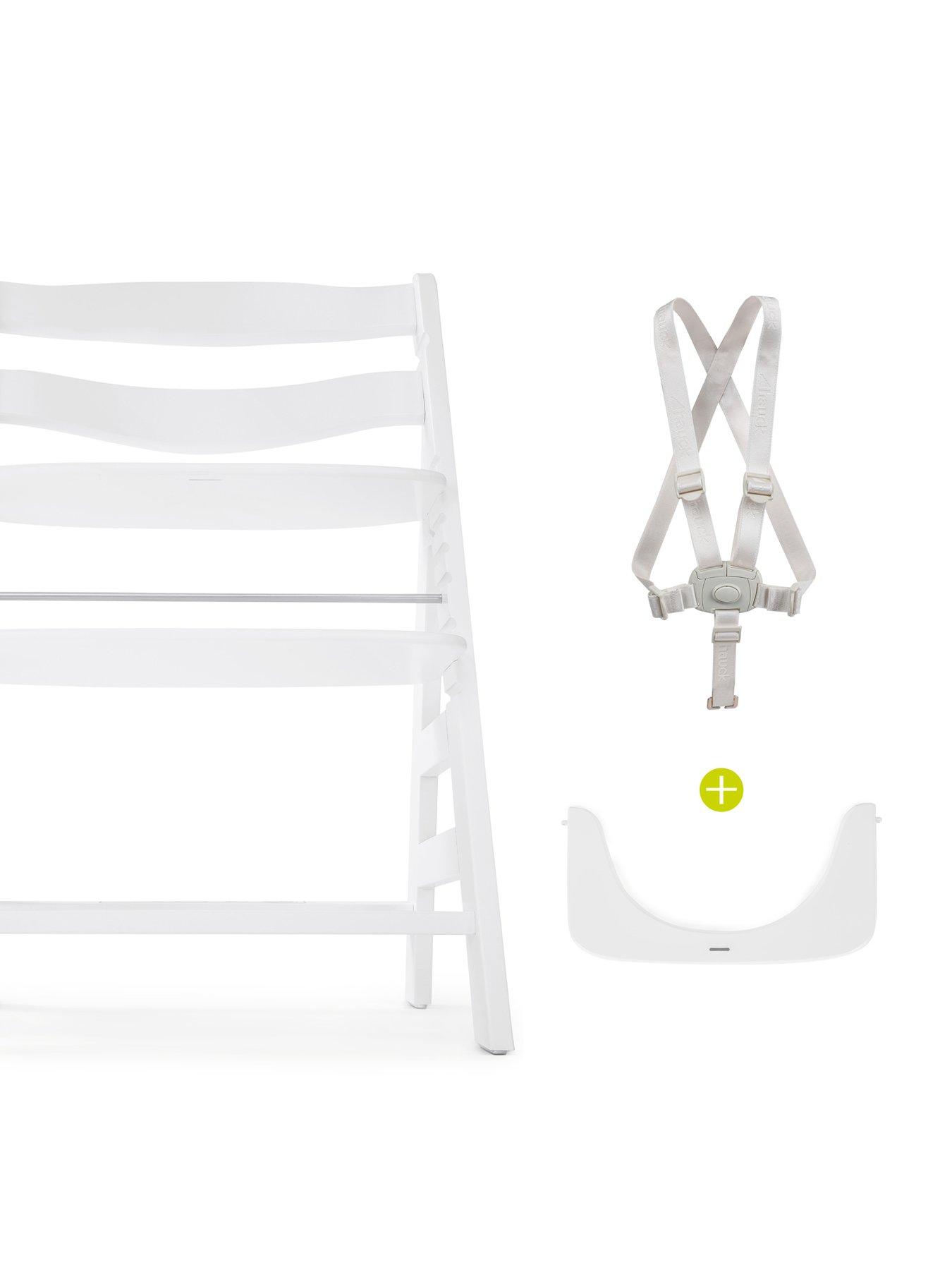 hauck alpha  wooden highchair