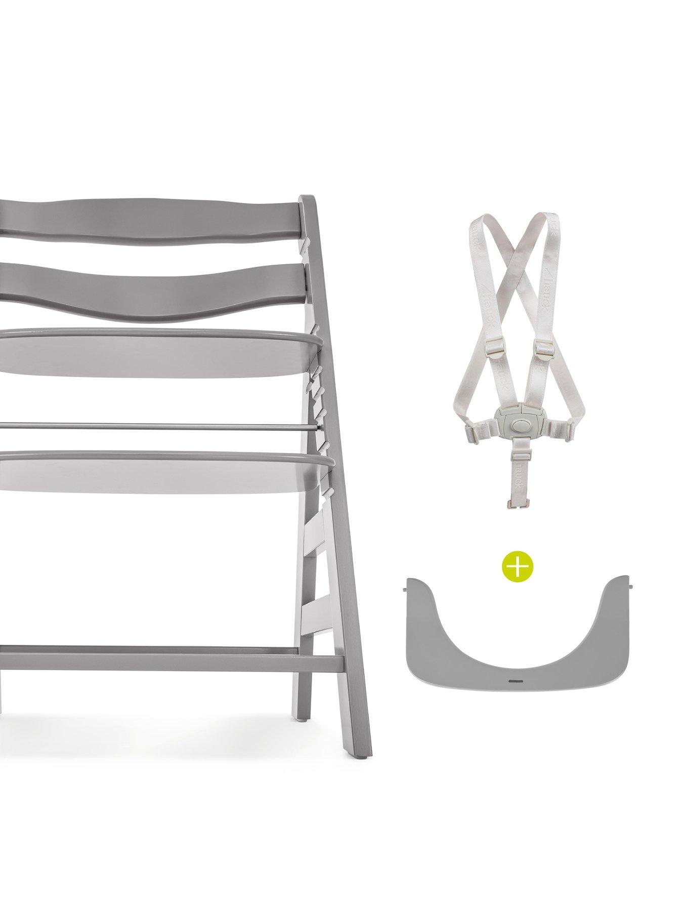 Image 2 of 8 of Hauck Alpha+ Wooden Highchair - Grey