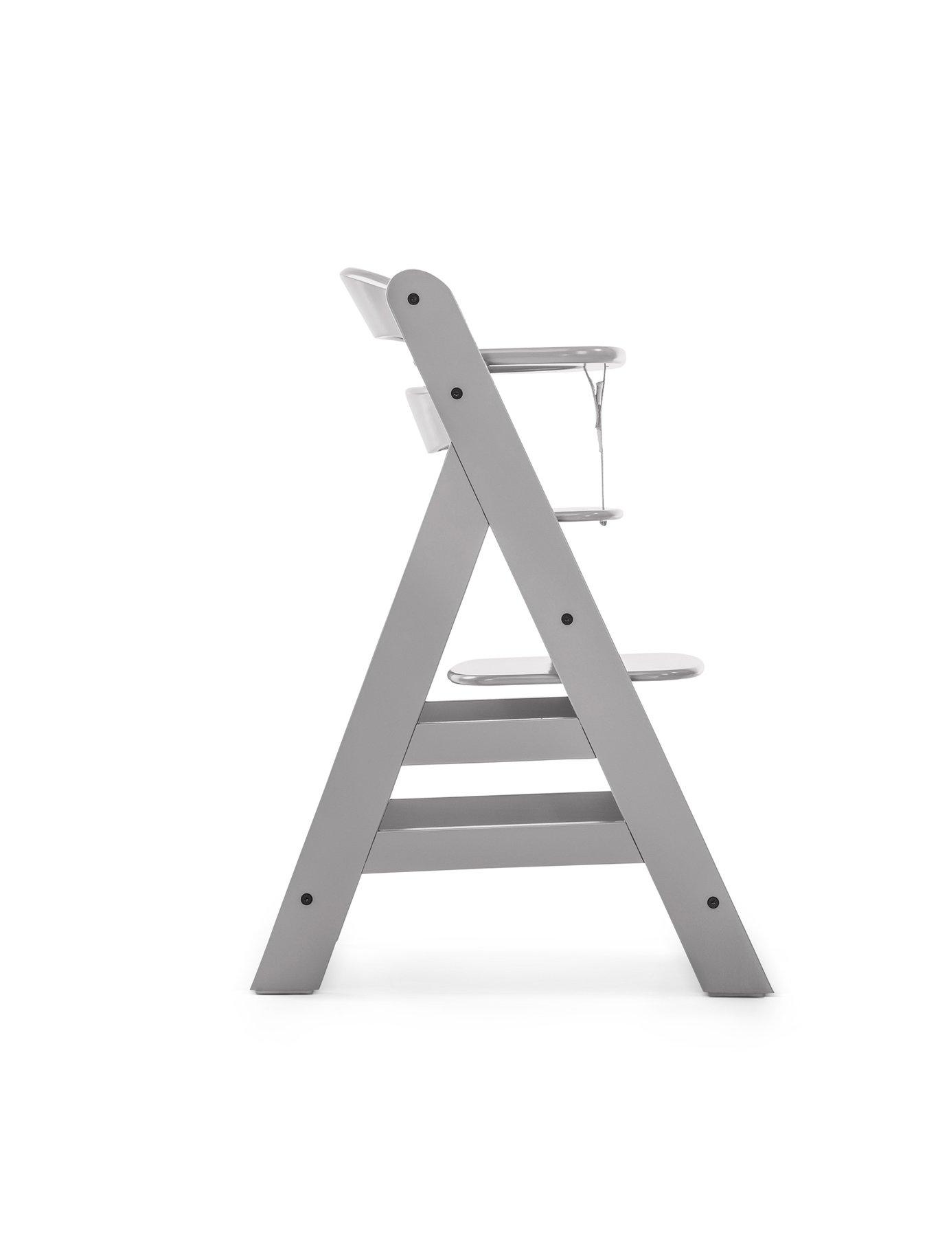 Image 3 of 8 of Hauck Alpha+ Wooden Highchair - Grey