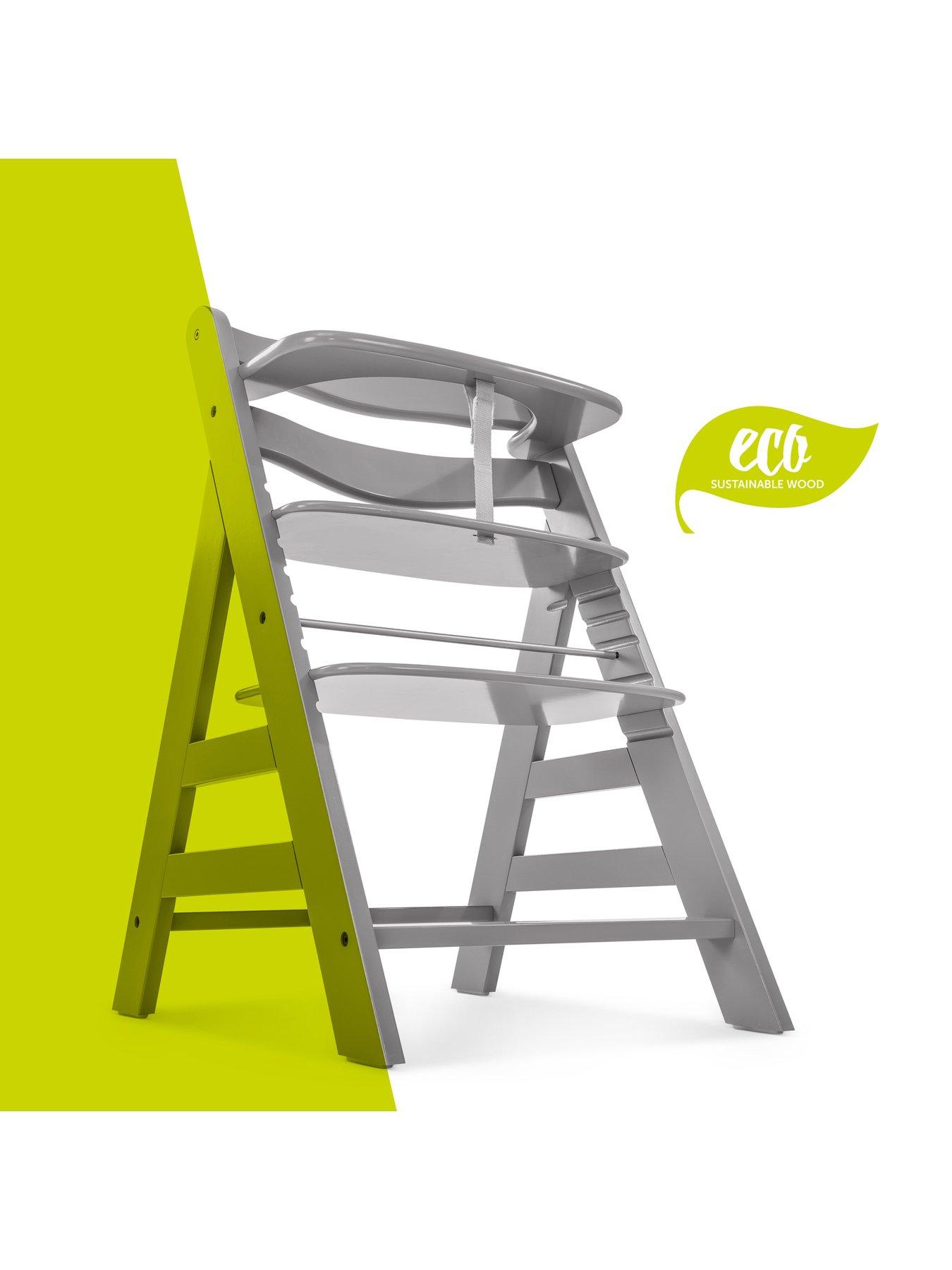 Image 4 of 7 of Hauck Alpha+ Wooden Highchair - Grey