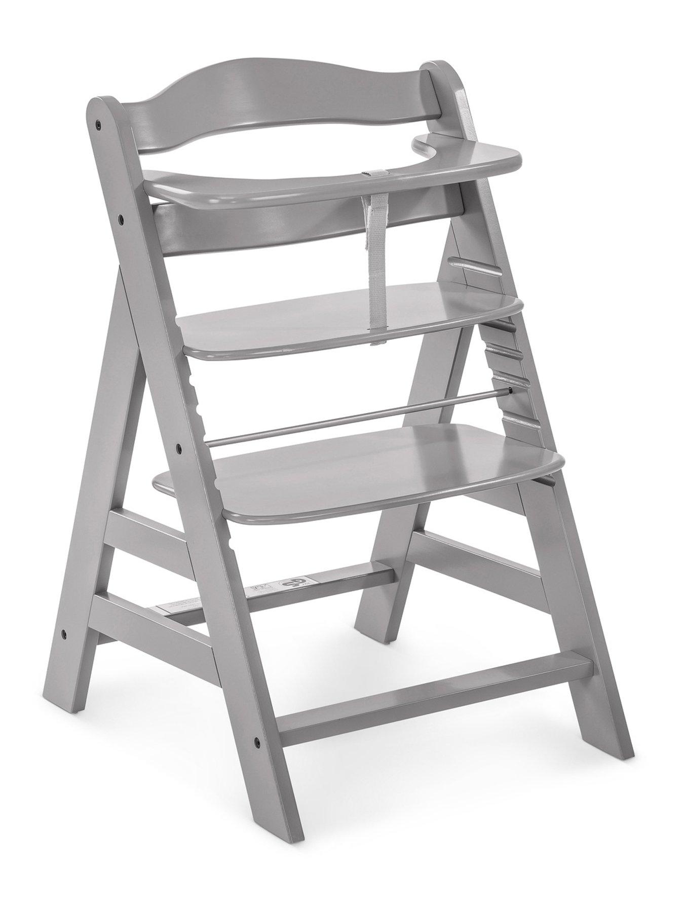 Image 5 of 8 of Hauck Alpha+ Wooden Highchair - Grey