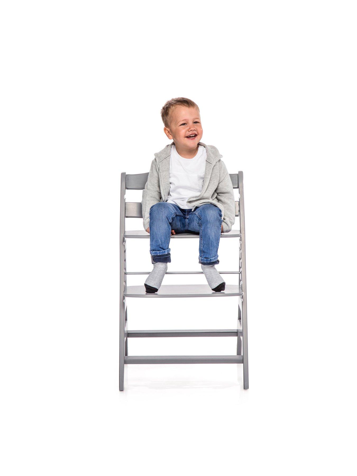 Image 6 of 8 of Hauck Alpha+ Wooden Highchair - Grey
