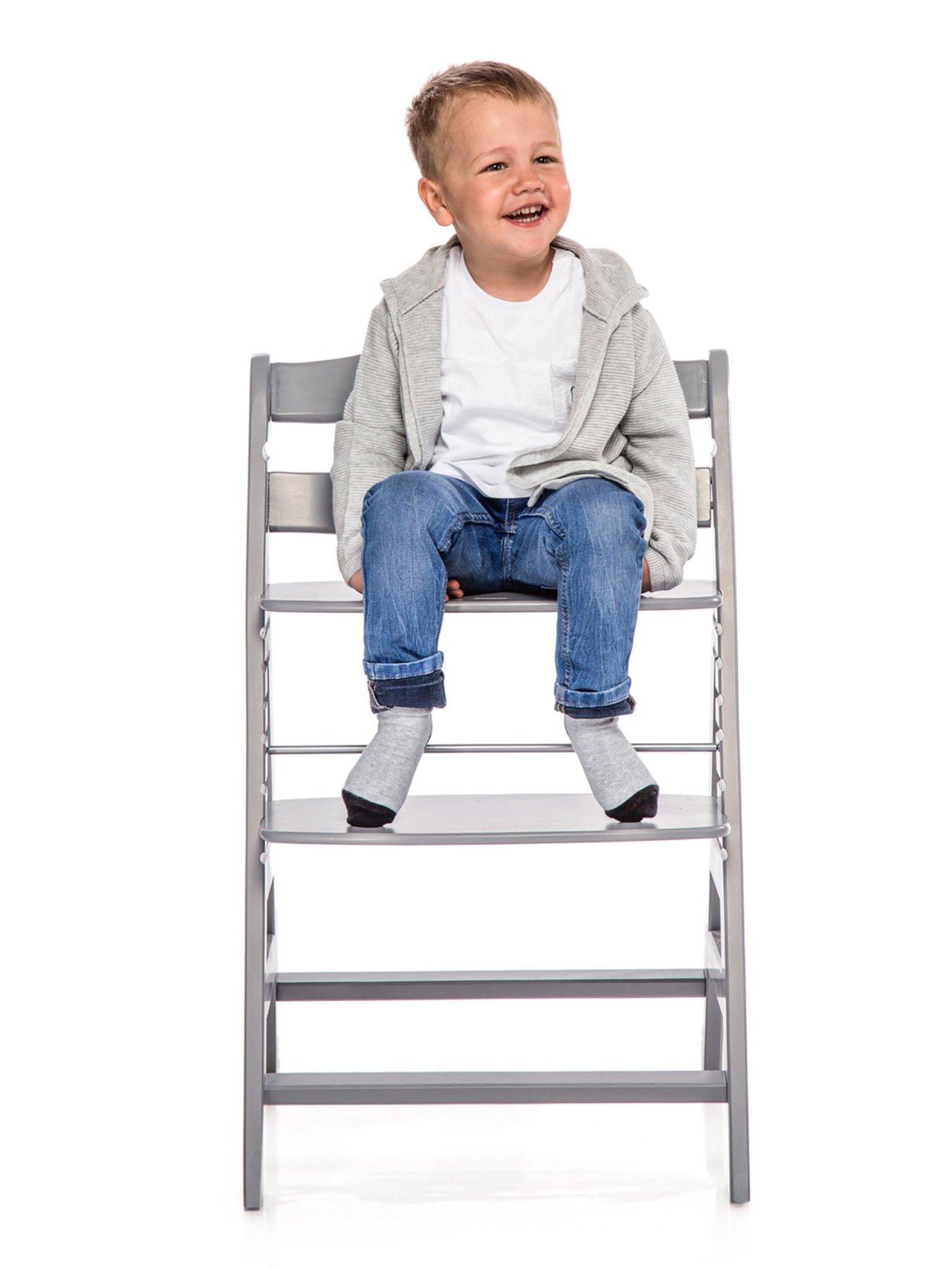 Image 6 of 7 of Hauck Alpha+ Wooden Highchair - Grey