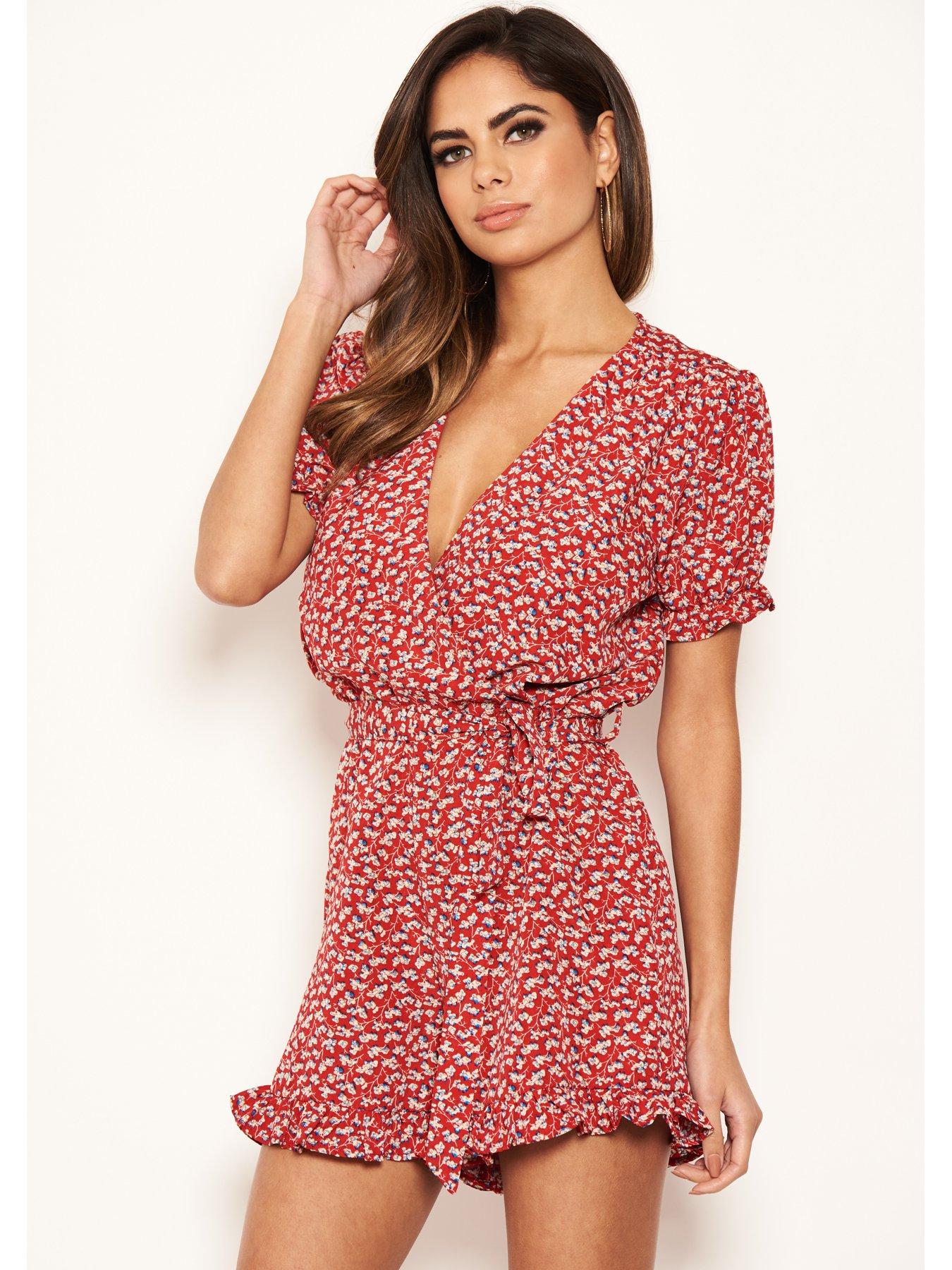 red playsuit uk
