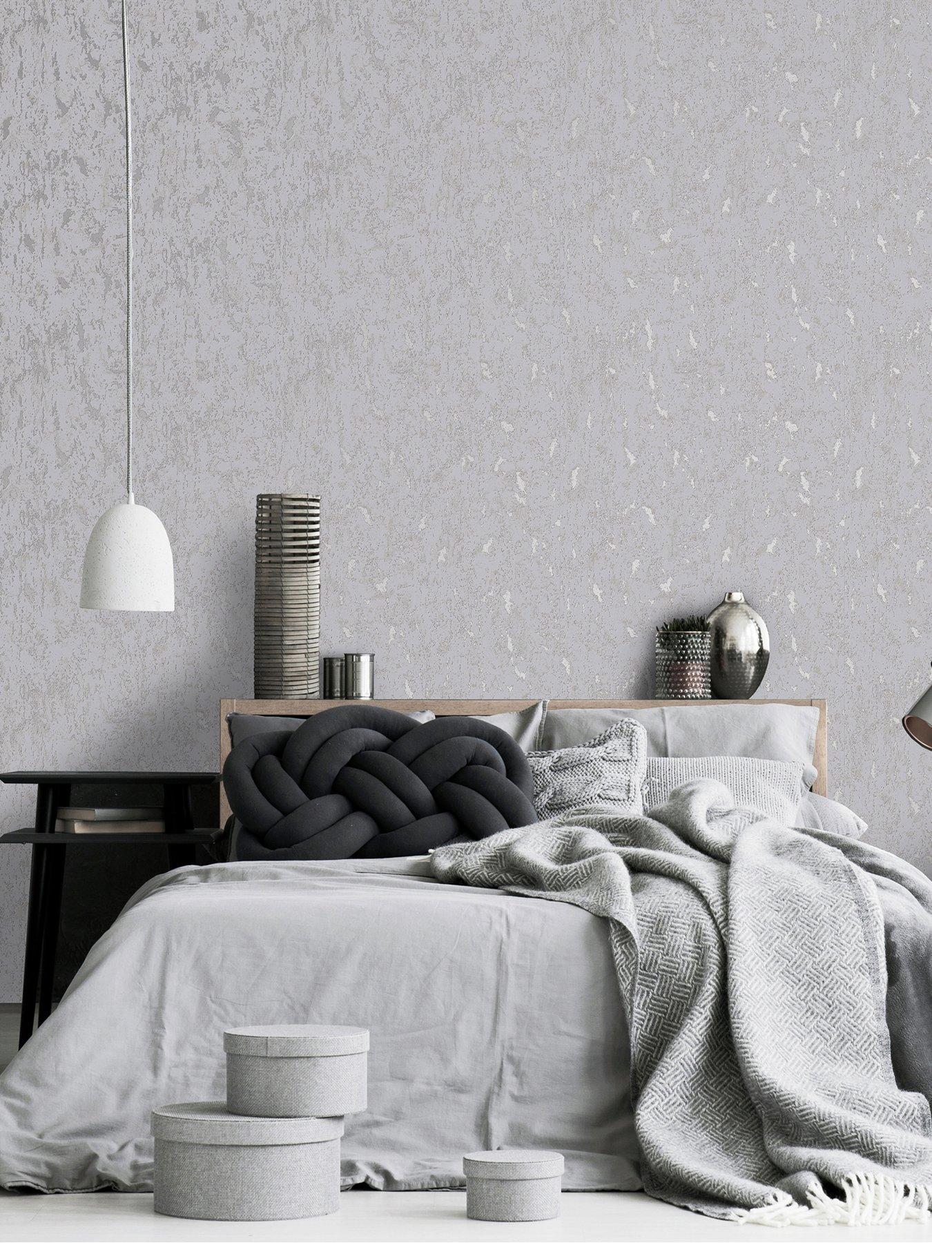 Milan Metallic Wallpaper Grey And Silver Grey Wallpap vrogue.co
