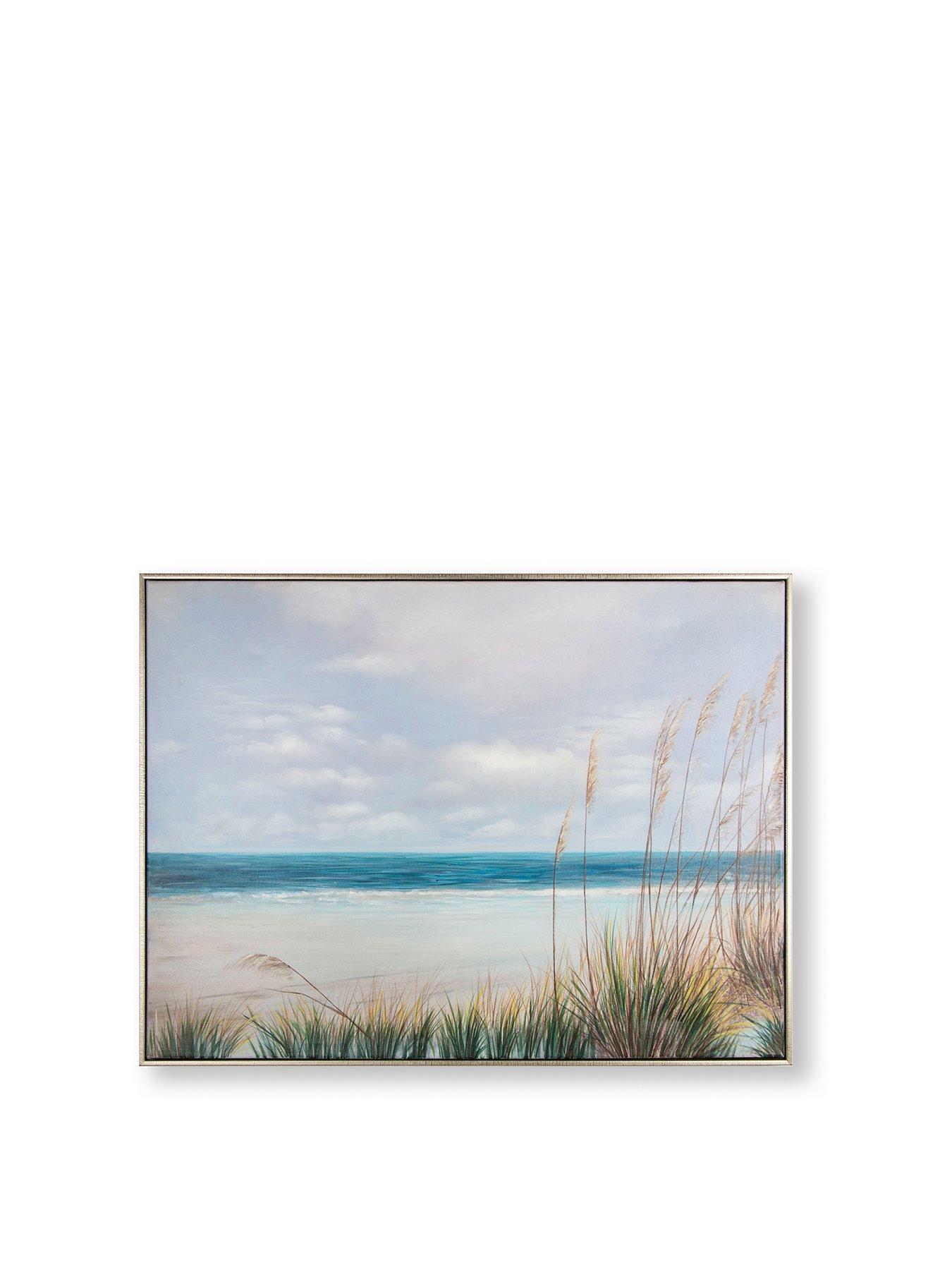 Graham & Brown Coastal Shores Hand-Painted Framed Canvas Print review