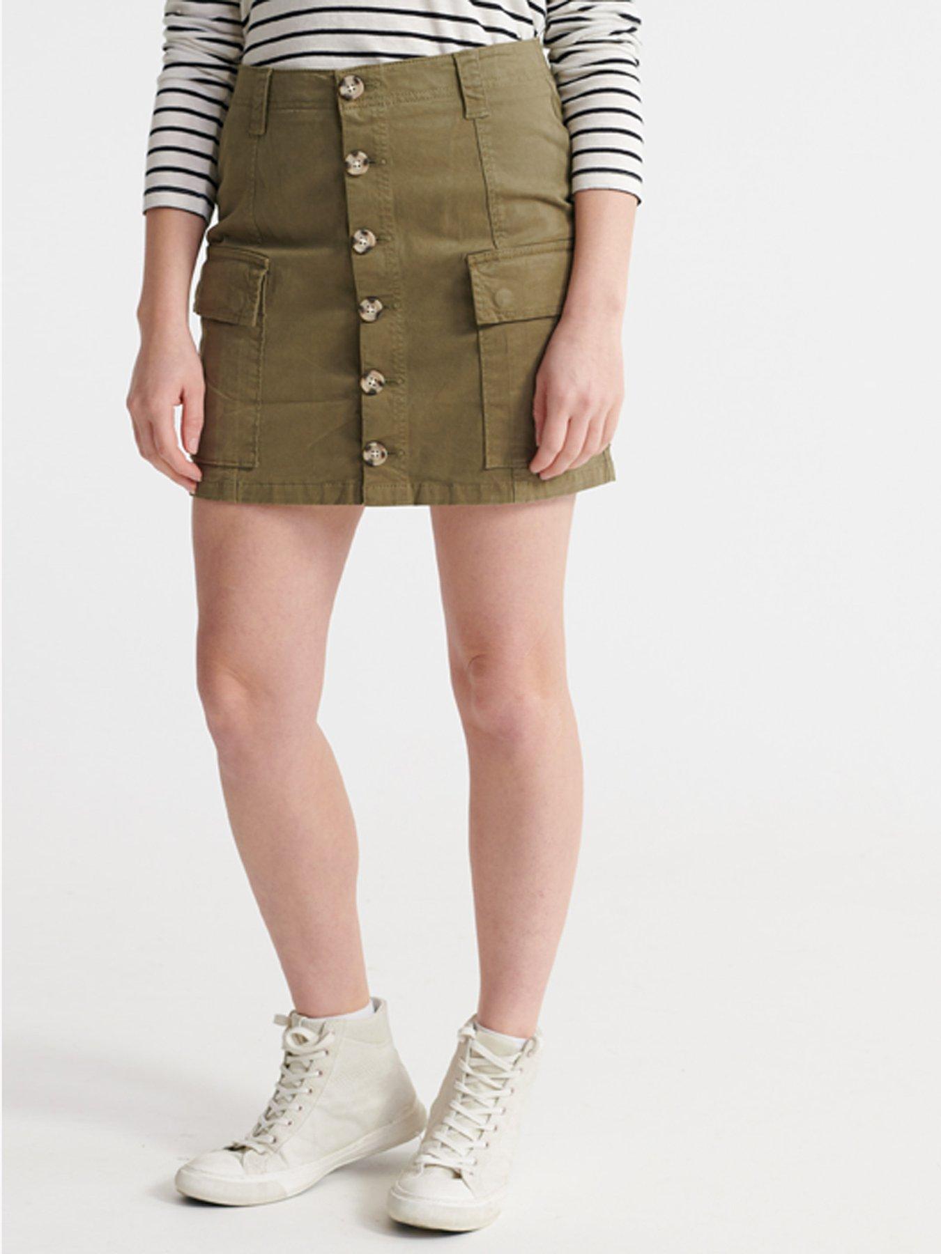 superdry mini skirt