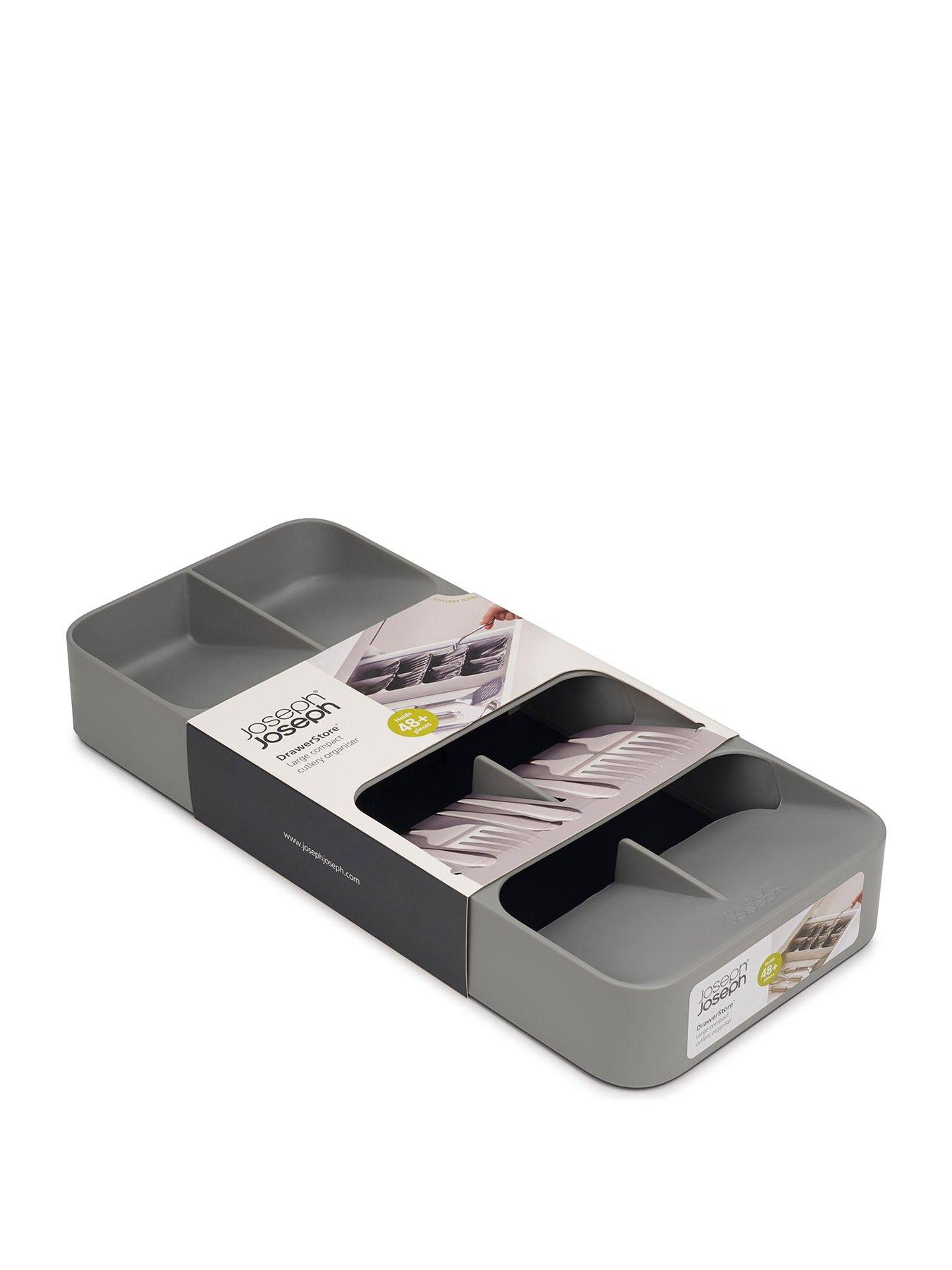 Product photograph of Joseph Joseph Drawerstore Large Compact Cutlery Organiser from very.co.uk