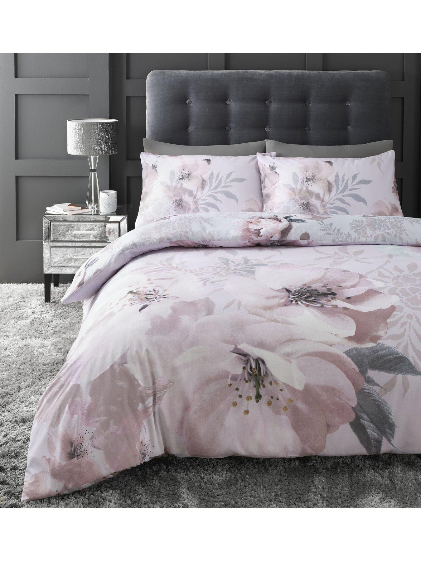 Catherine Lansfield Dramatic Floral Duvet Cover Set Very Co Uk