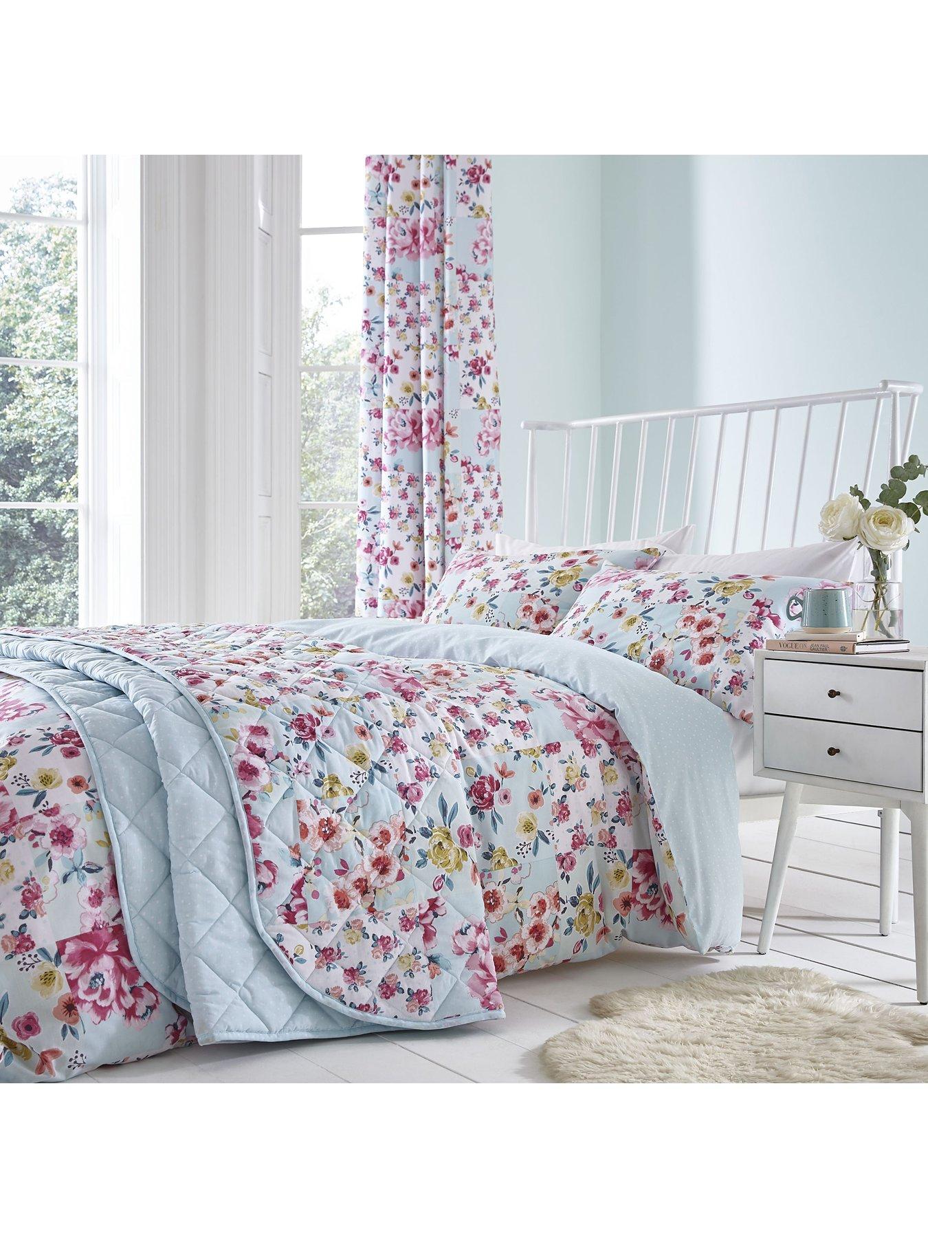 Catherine Lansfield Flower Patchwork Duvet Cover Set Very Co Uk