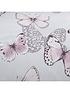  image of catherine-lansfield-butterflies-duvet-cover-set-heather