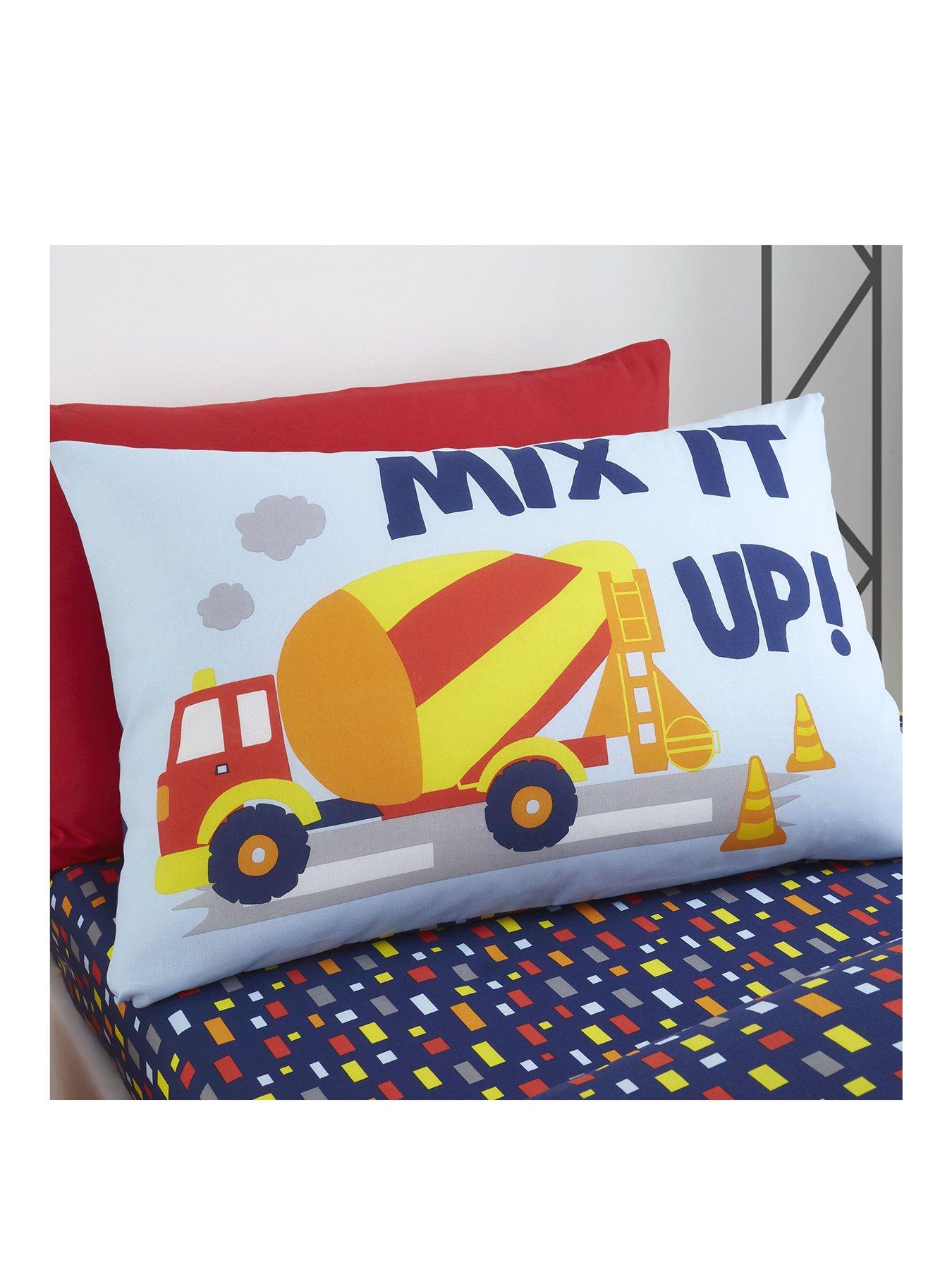 Catherine Lansfield Construction Toddler Duvet Cover Set Blue very.co.uk