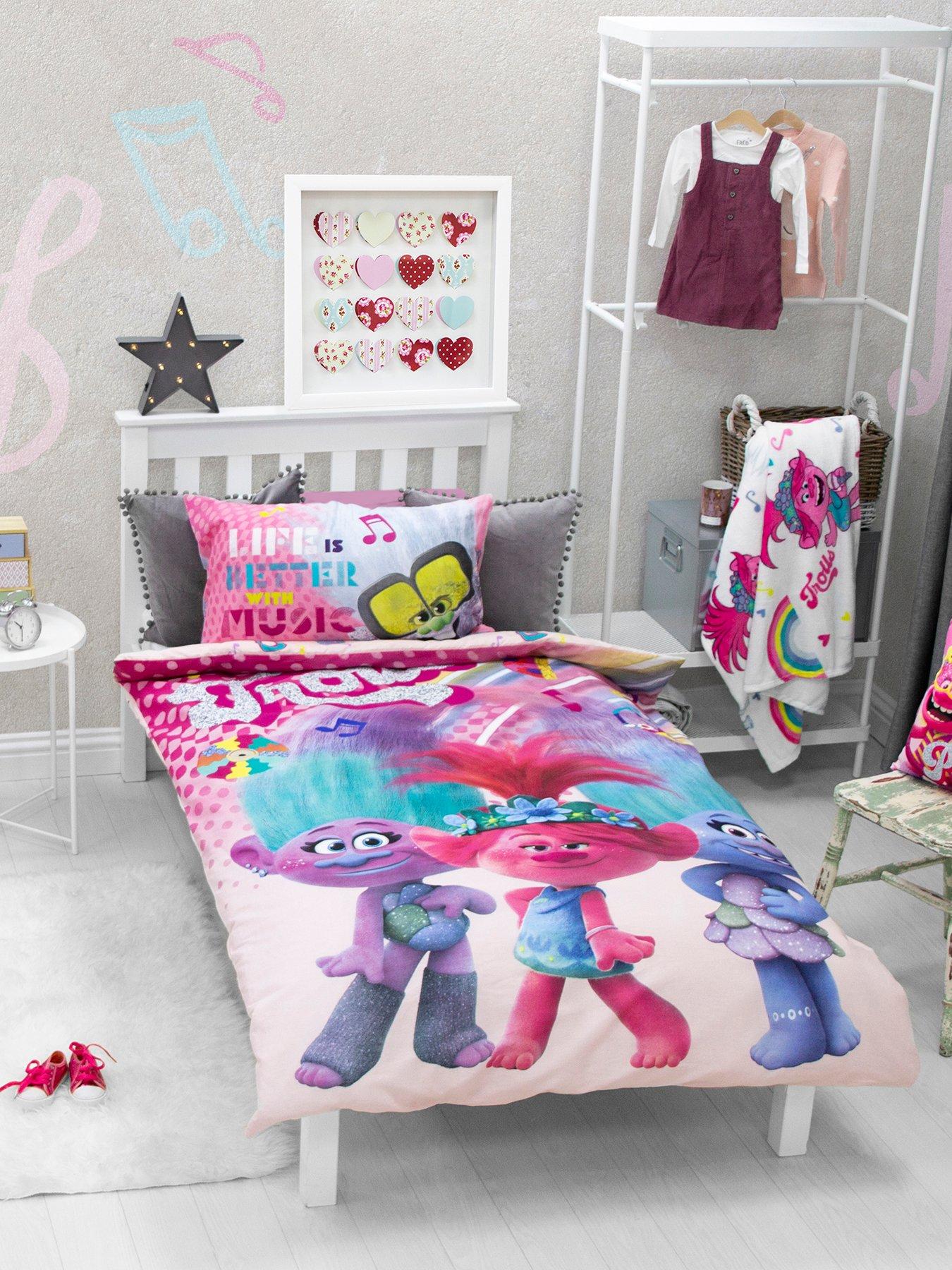 trolls crib bedding set