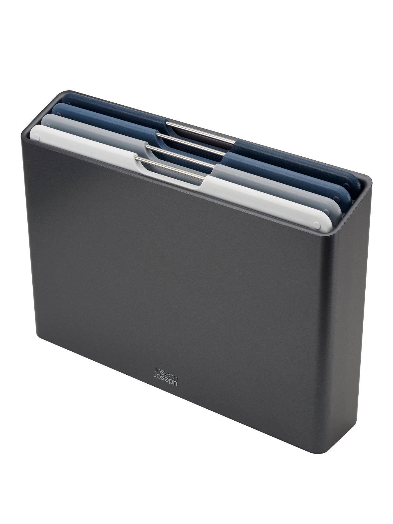 Product photograph of Joseph Joseph Large Folio 4 Piece Chopping Board Set from very.co.uk