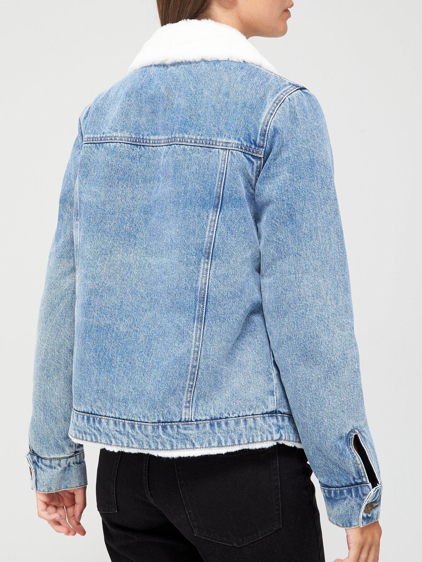 fur inside denim jacket