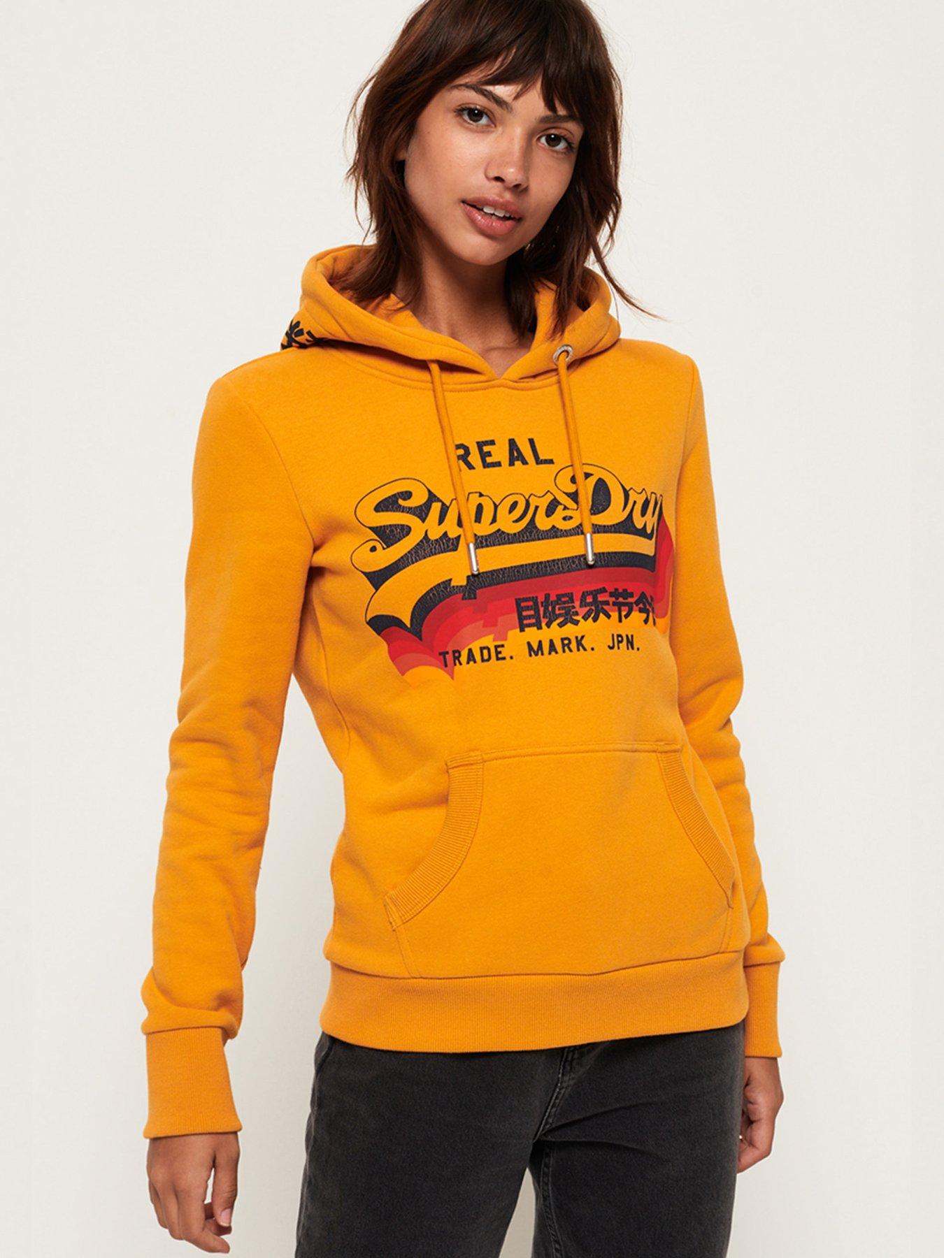 superdry yellow sweatshirt