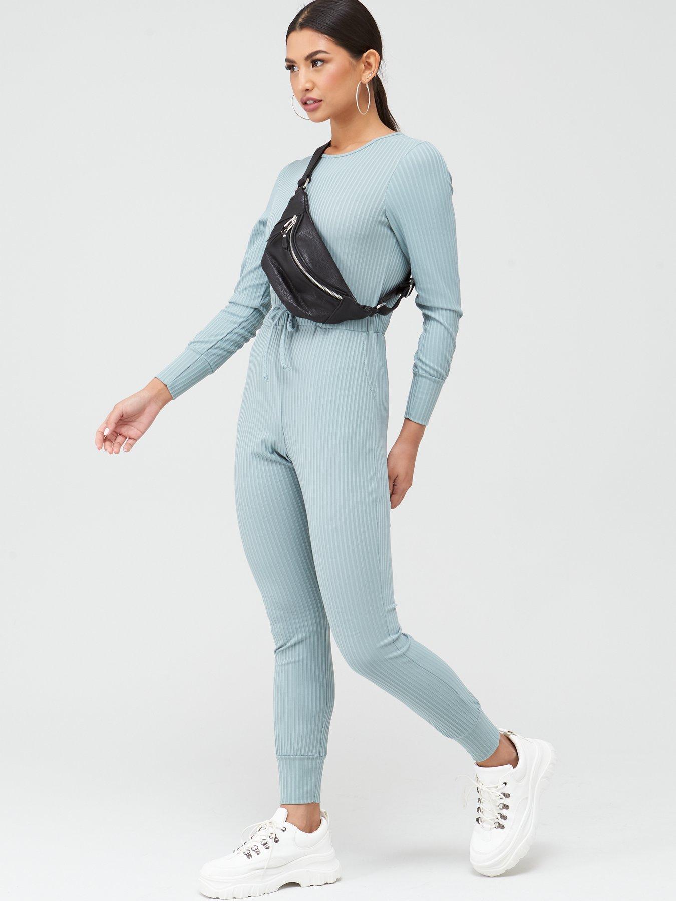 boohoo jersey jumpsuit