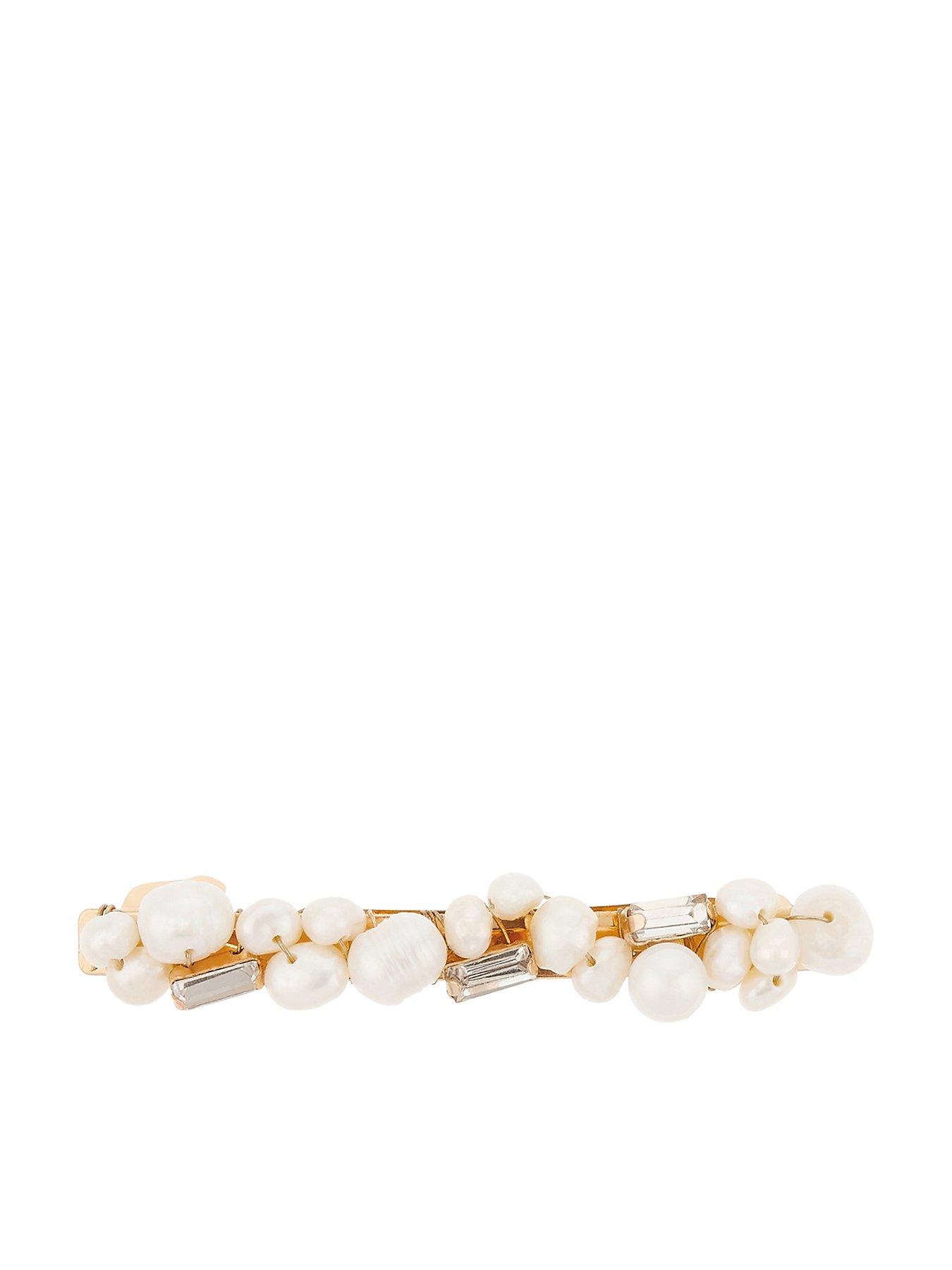 Accessorize Freshwater Pearl And Baguette Barrette review