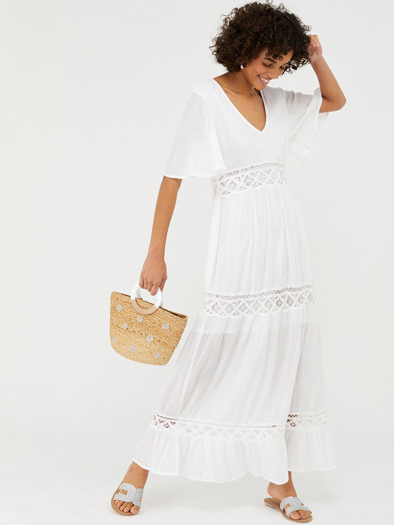 white long dress uk