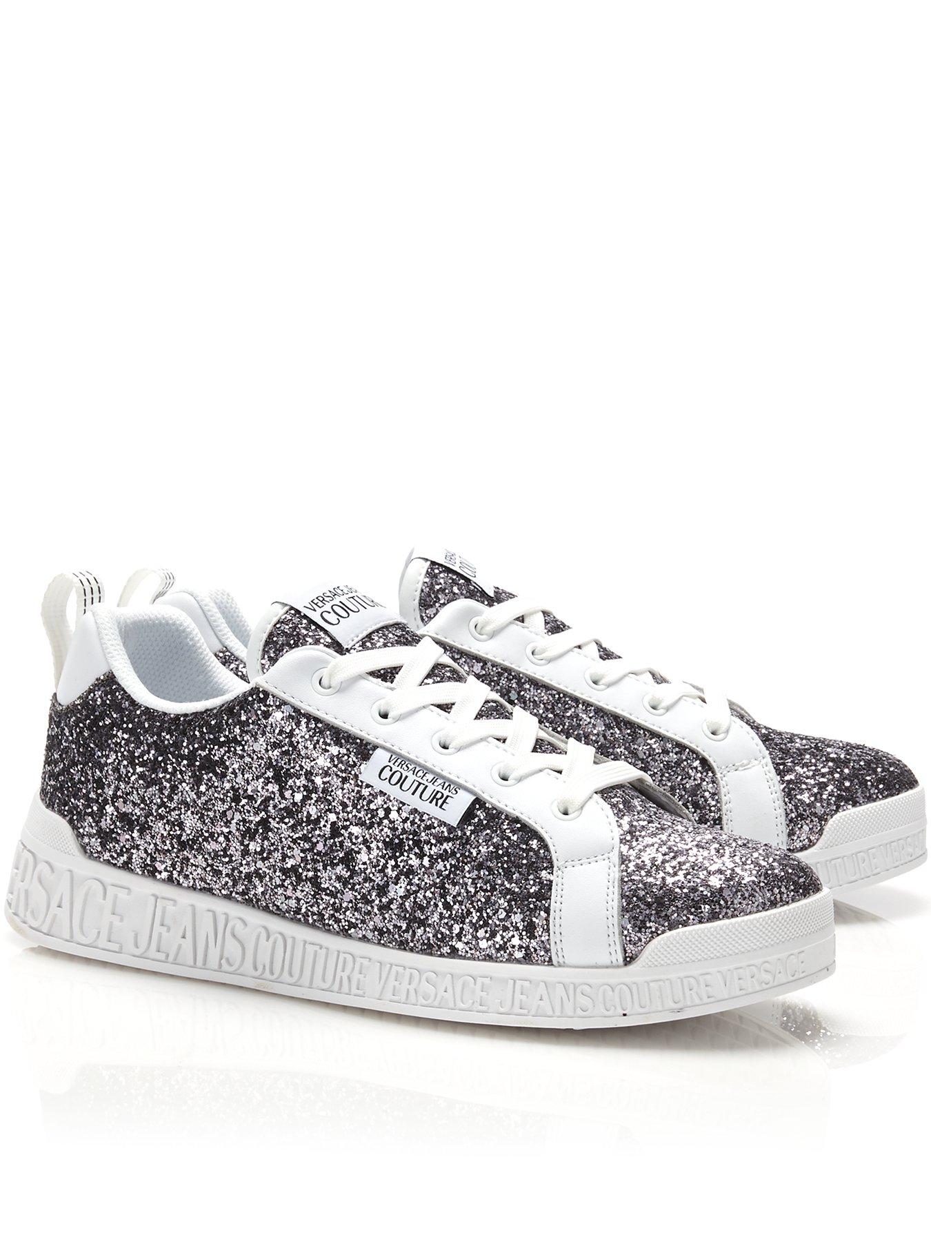 versace glitter shoes