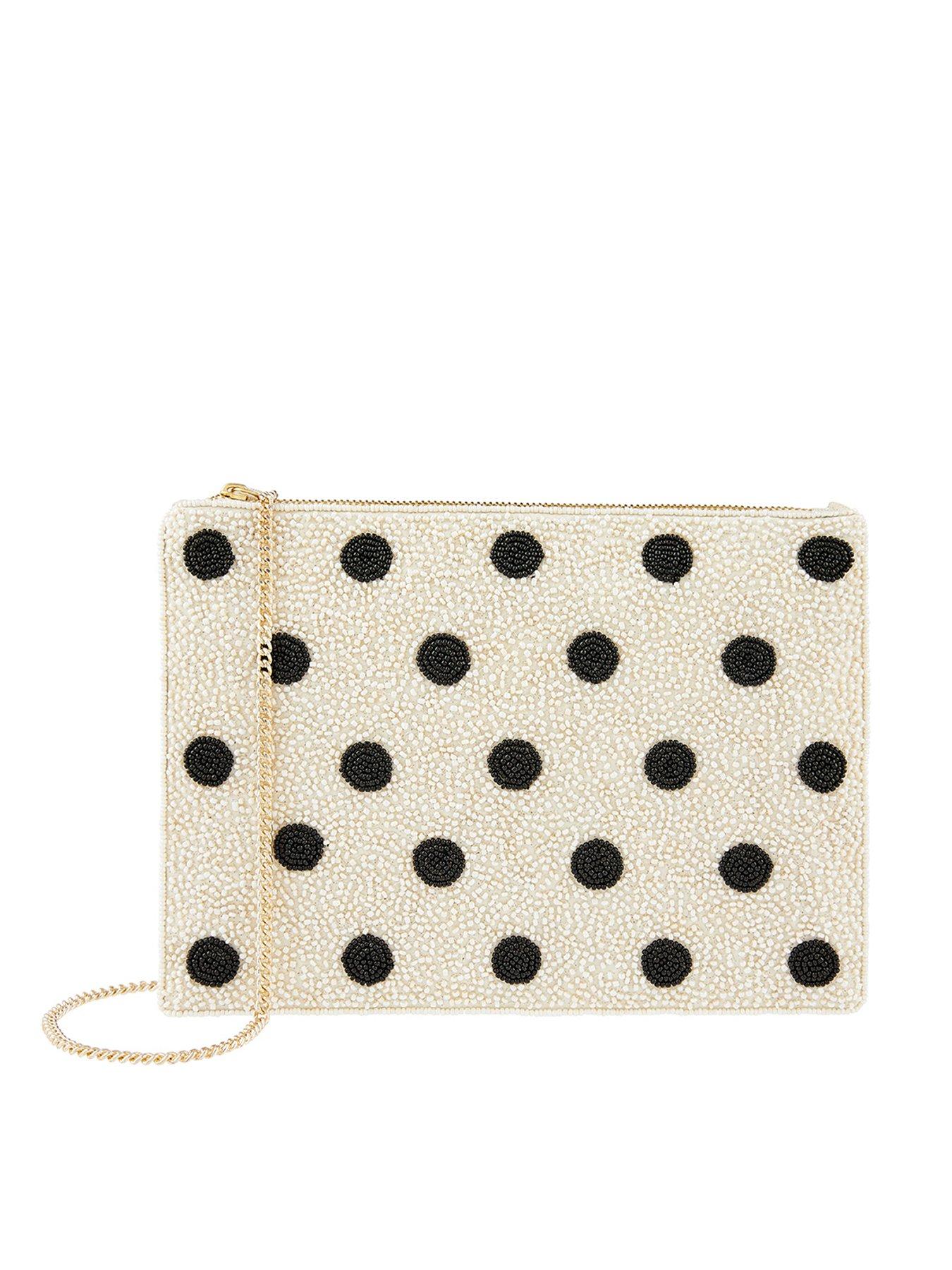 white clutch bag accessorize