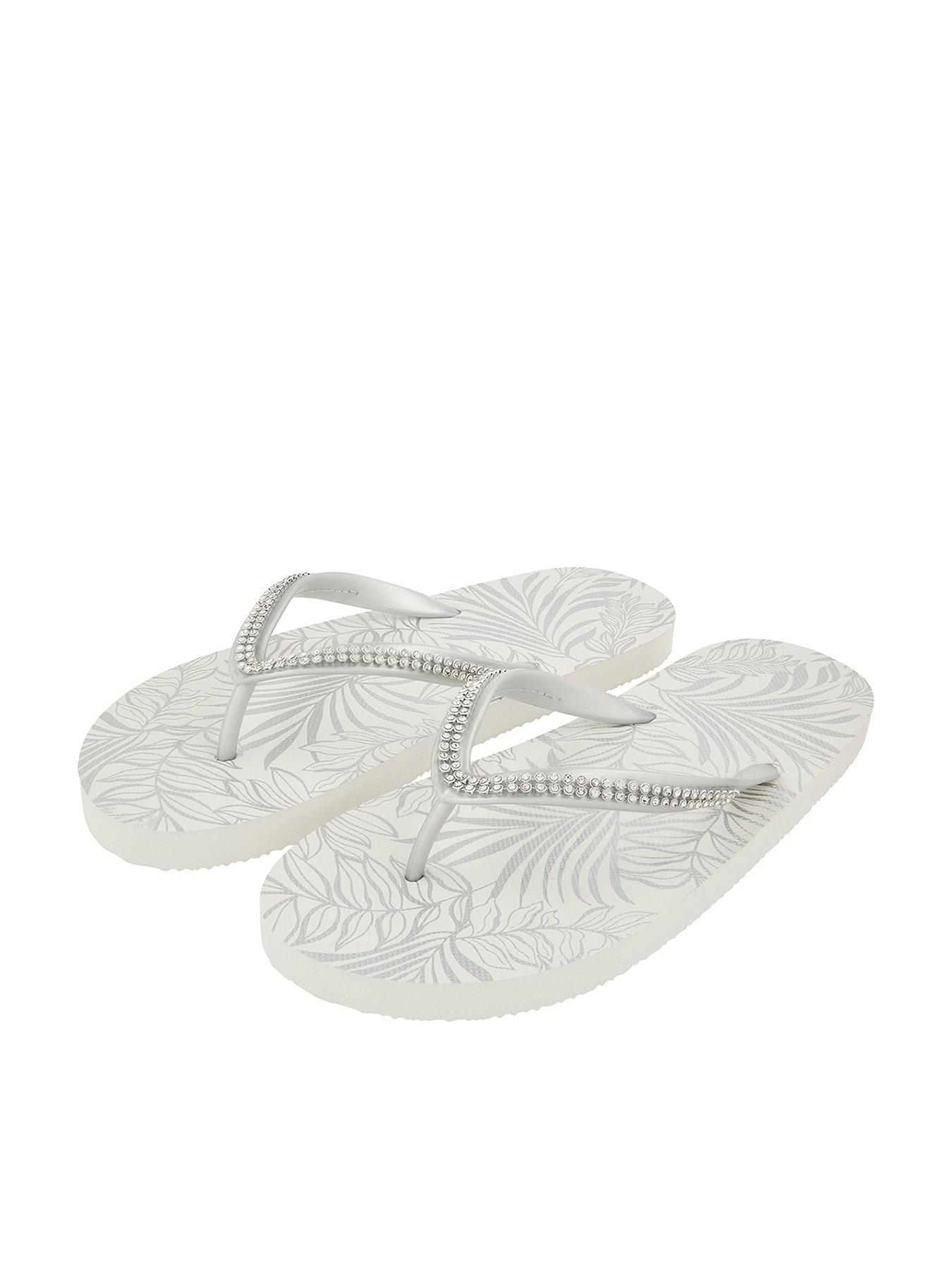 embellished flip flops uk